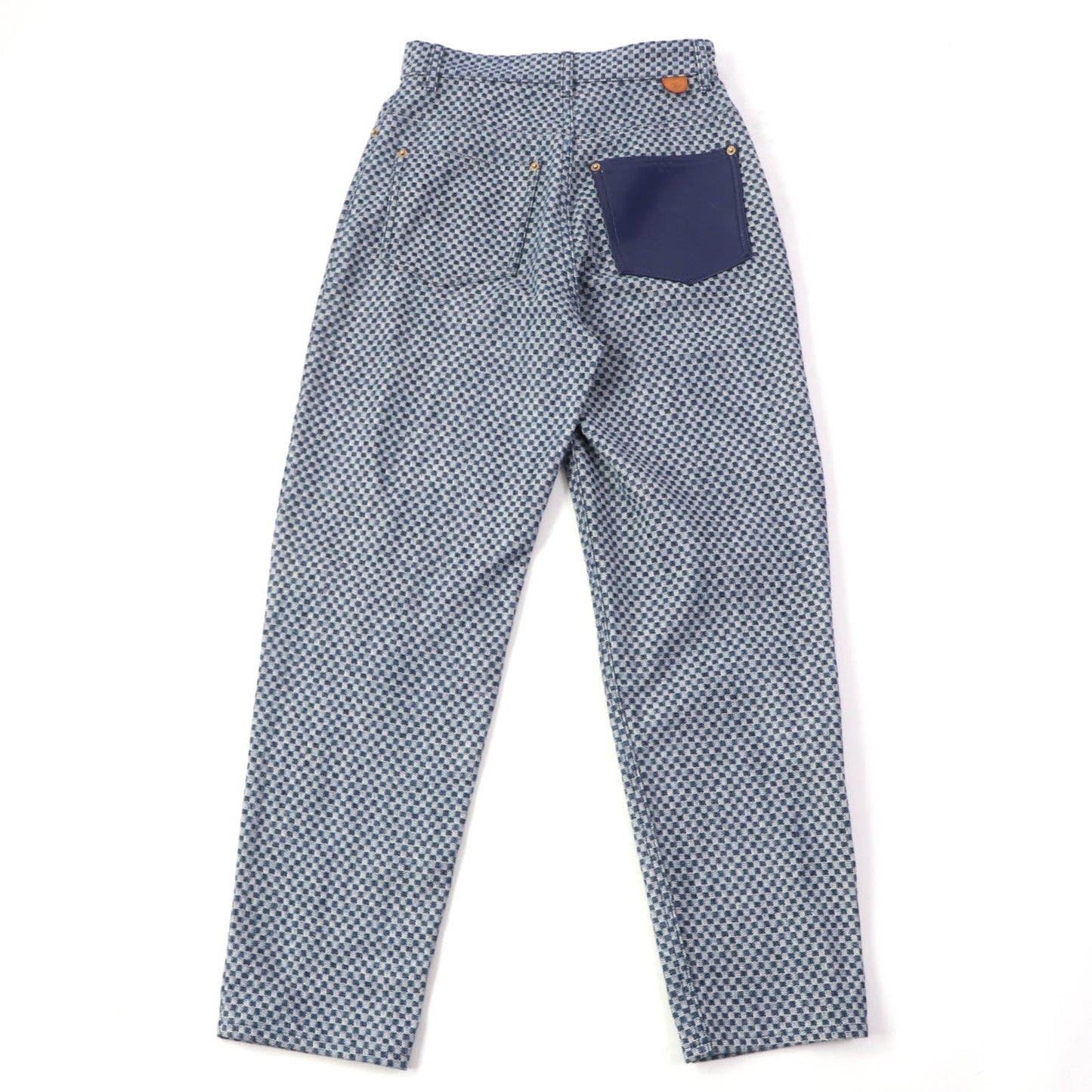 Louis Vuitton Part 77 polyester Part 23 Leather Denim Cotton Navy Apparel