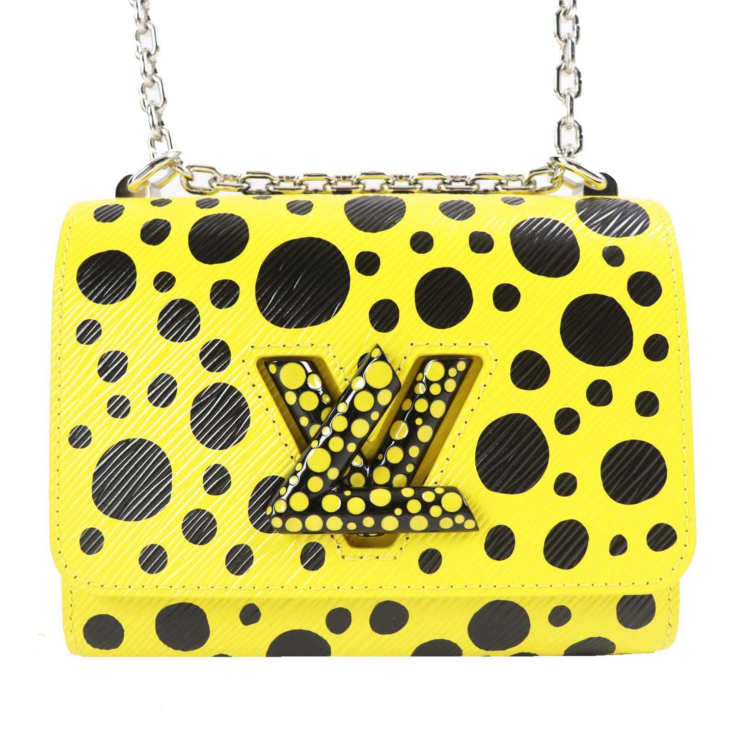 Louis Vuitton M21695 Epi Yellow Epi Twist Black Shoulder Bag