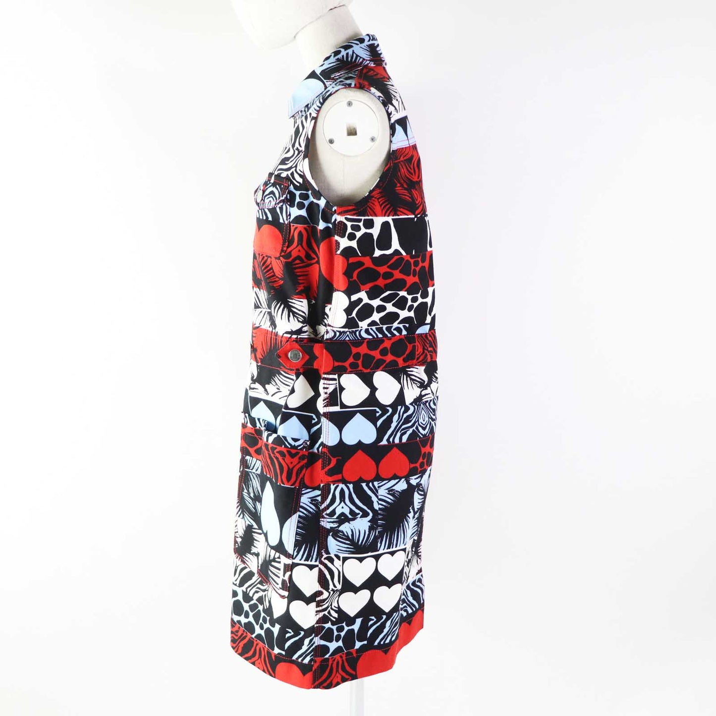One Piece Outer: Cotton, Outer: Polyurethane, Lining: Leather Denim Travel Bag