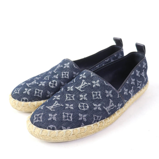 Louis Vuitton Slip-on Indigo 36 Monogram Denim Handbag