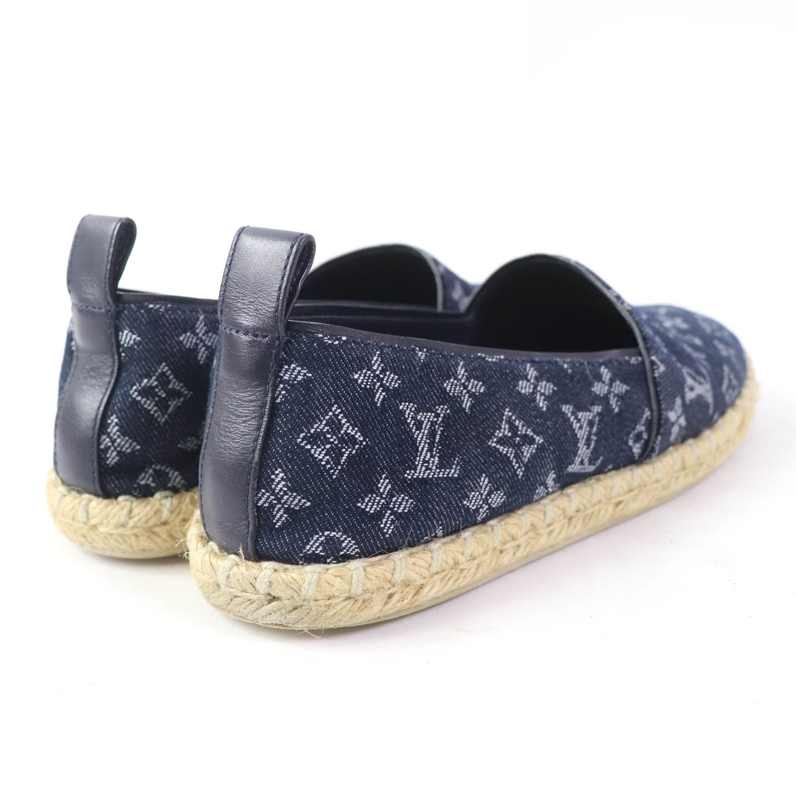 Louis Vuitton Slip-on Indigo 36 Monogram Denim Handbag