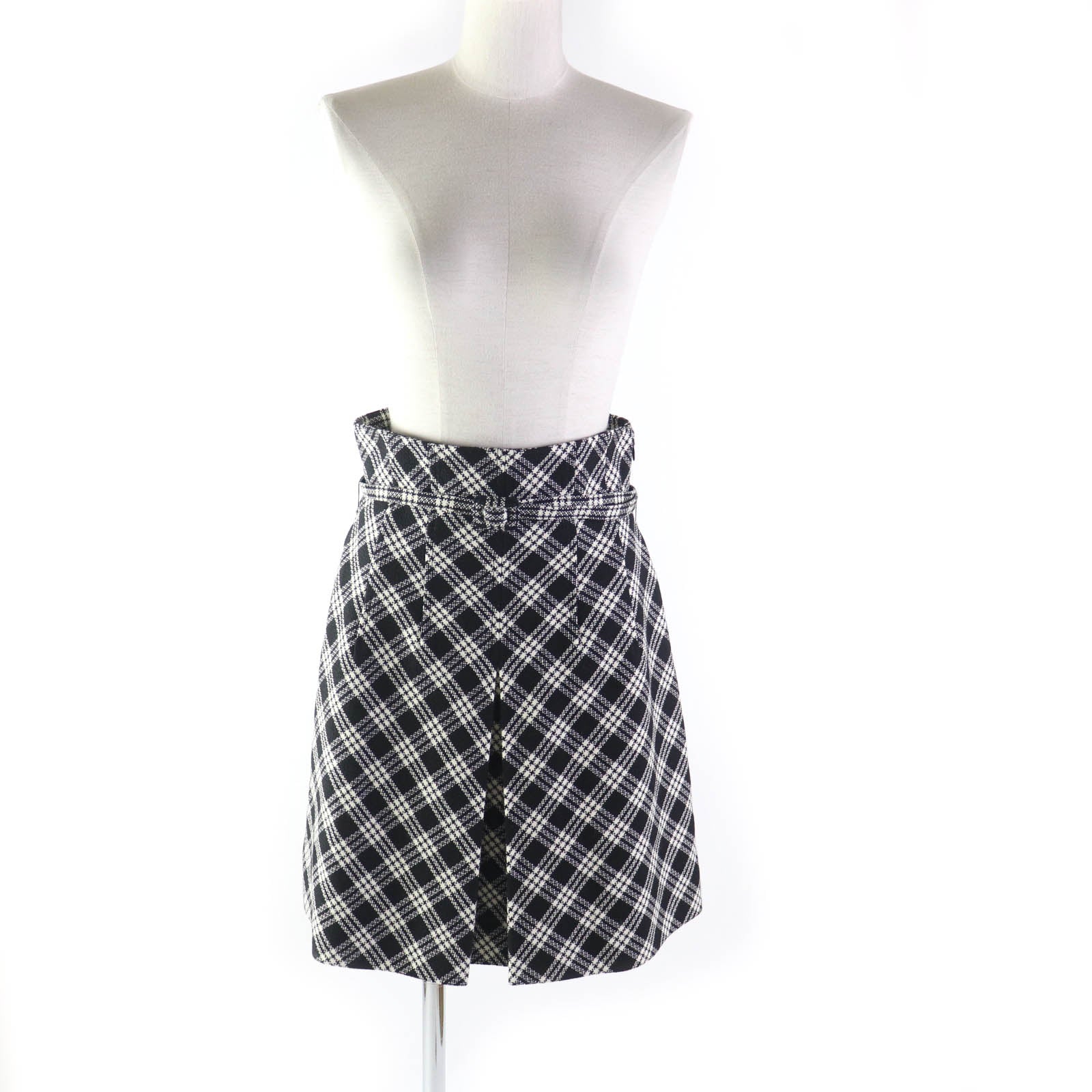 Dior Christian Skirt Outer: % Wool, Lining: % Black White Travel Bag