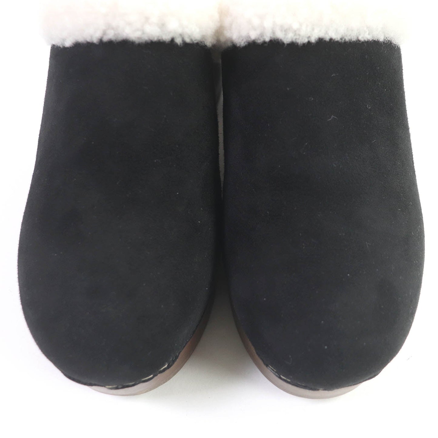 Chanel Suede Leather Sandals Black
