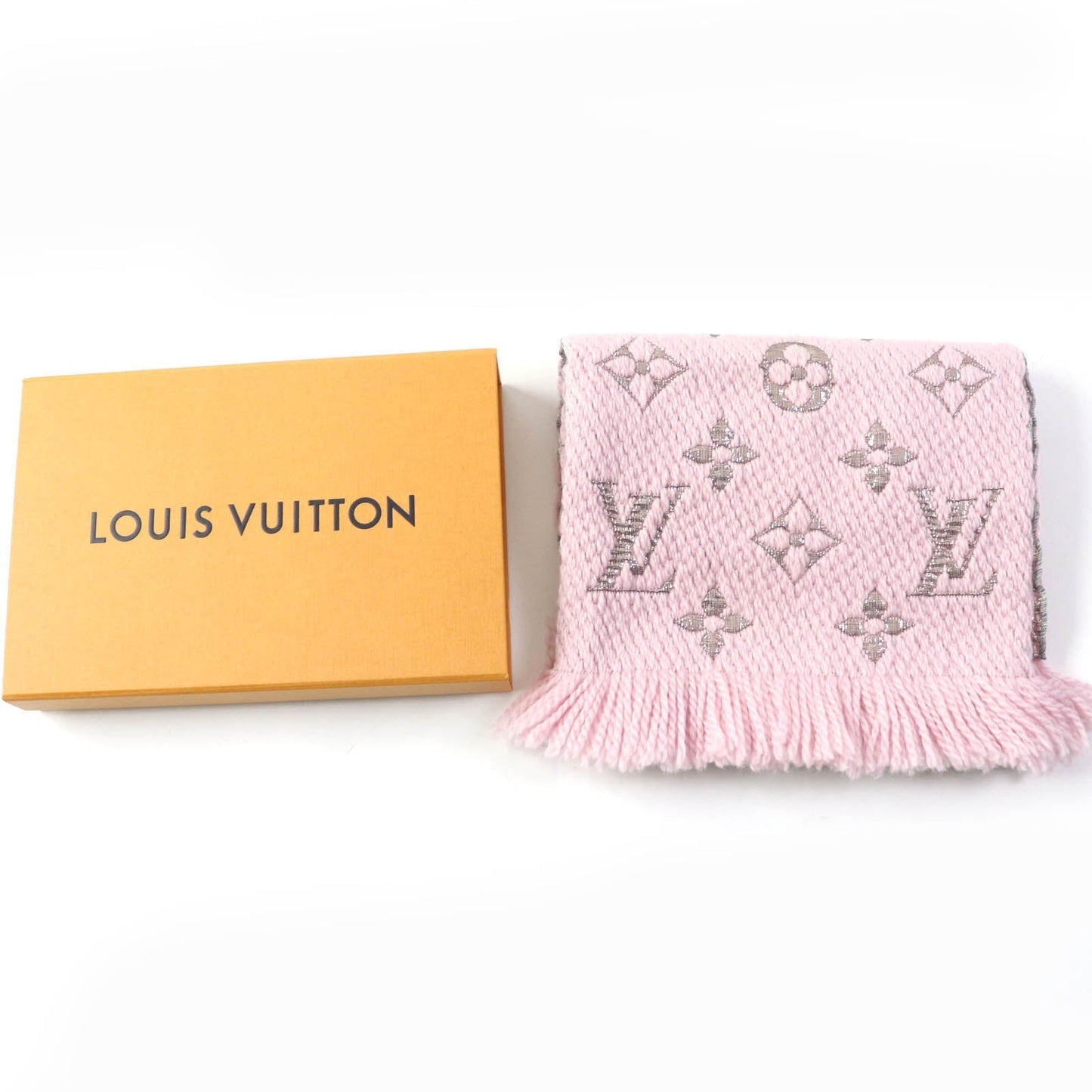 Louis Vuitton Scarf M70466 2 polyester Rose Wool