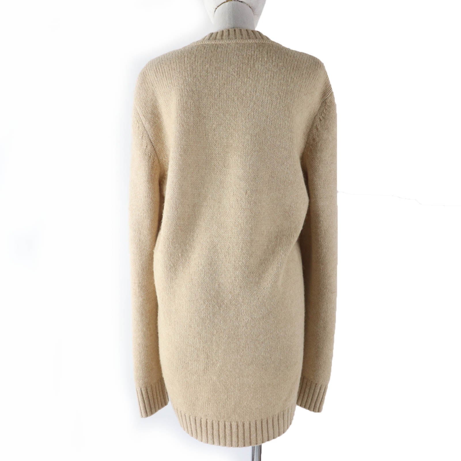 Knit Main: Silk, Main: Camel Women L Beige Travel Bag