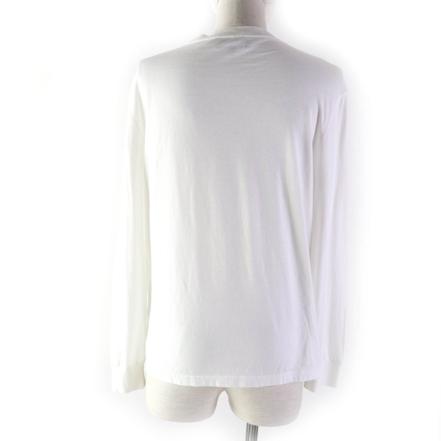 Chanel Cotton Sequin Camellia Logo Long Sleeve Tee Apparel