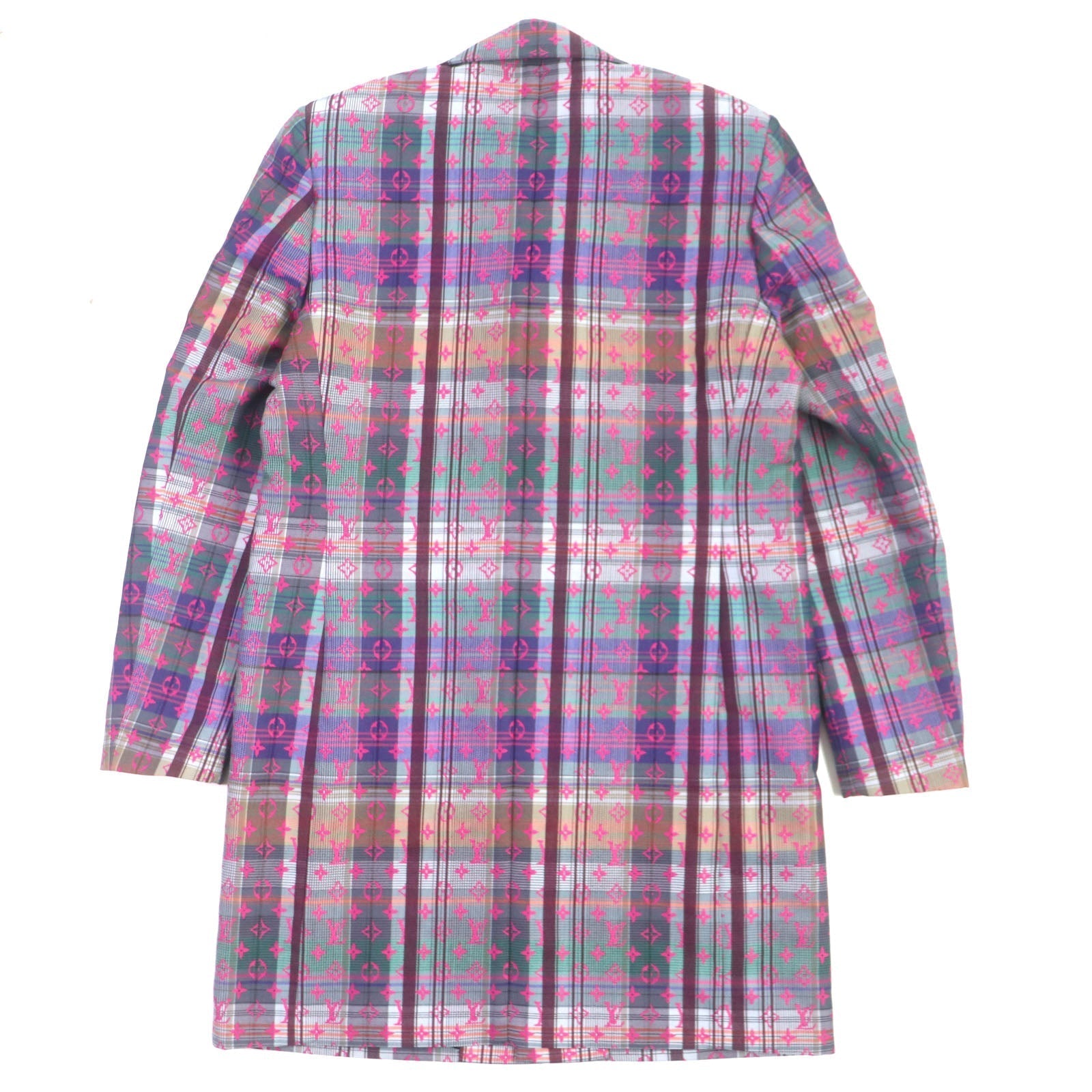 Louis Vuitton Chester coat 35 Polyester 27 Wool Cotton Pink Apparel