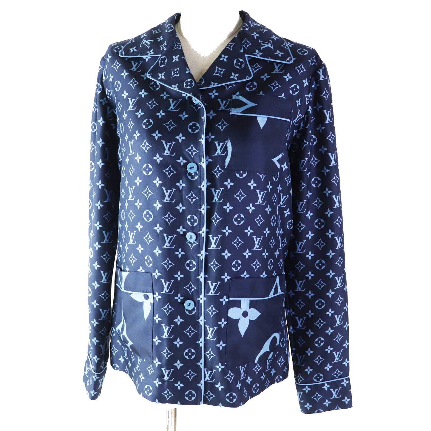 Louis Vuitton Long sleeve shirt Blue Navy Apparel