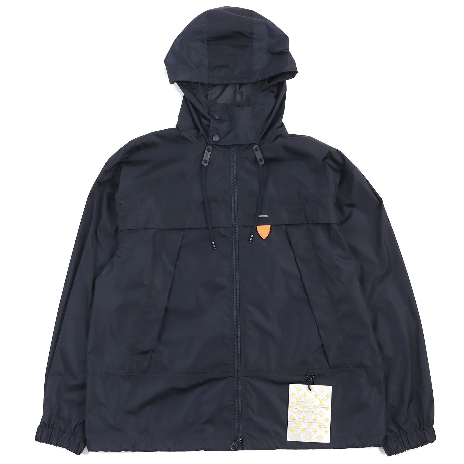 Louis Vuitton Jacket part cowhide Staples Edition Leather Nylon Navy Apparel