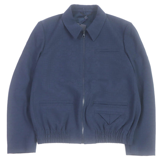 Louis Vuitton Blouson Wool Cotton Navy Handbag