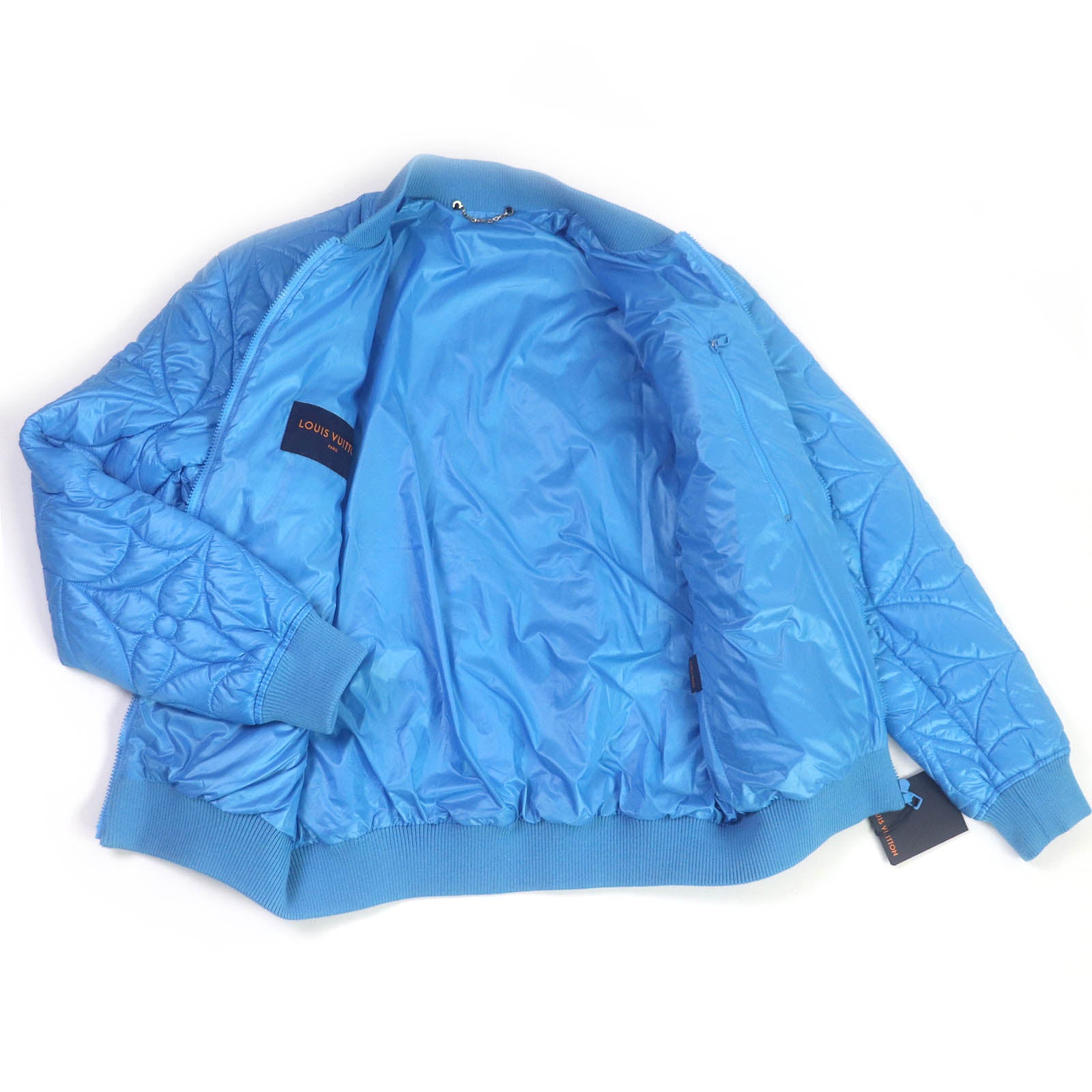 Louis Vuitton Blouson 1A9FOC Filling 100 polyester Cotton Blue Handbag
