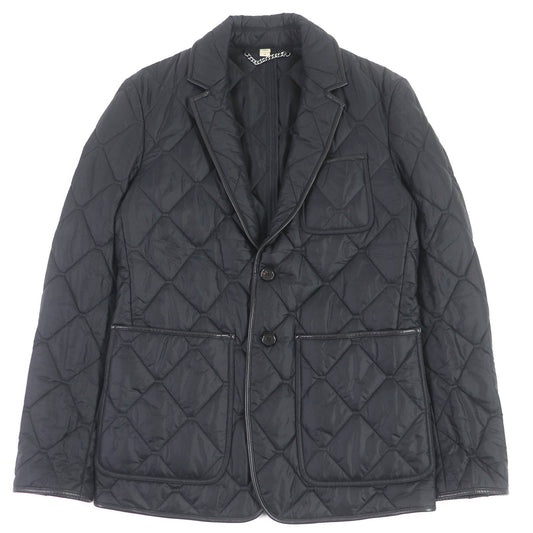 Burberry London Blouson Outer Lining Acetate Lining Rayon Filling Leather Nylon Black Travel Bag
