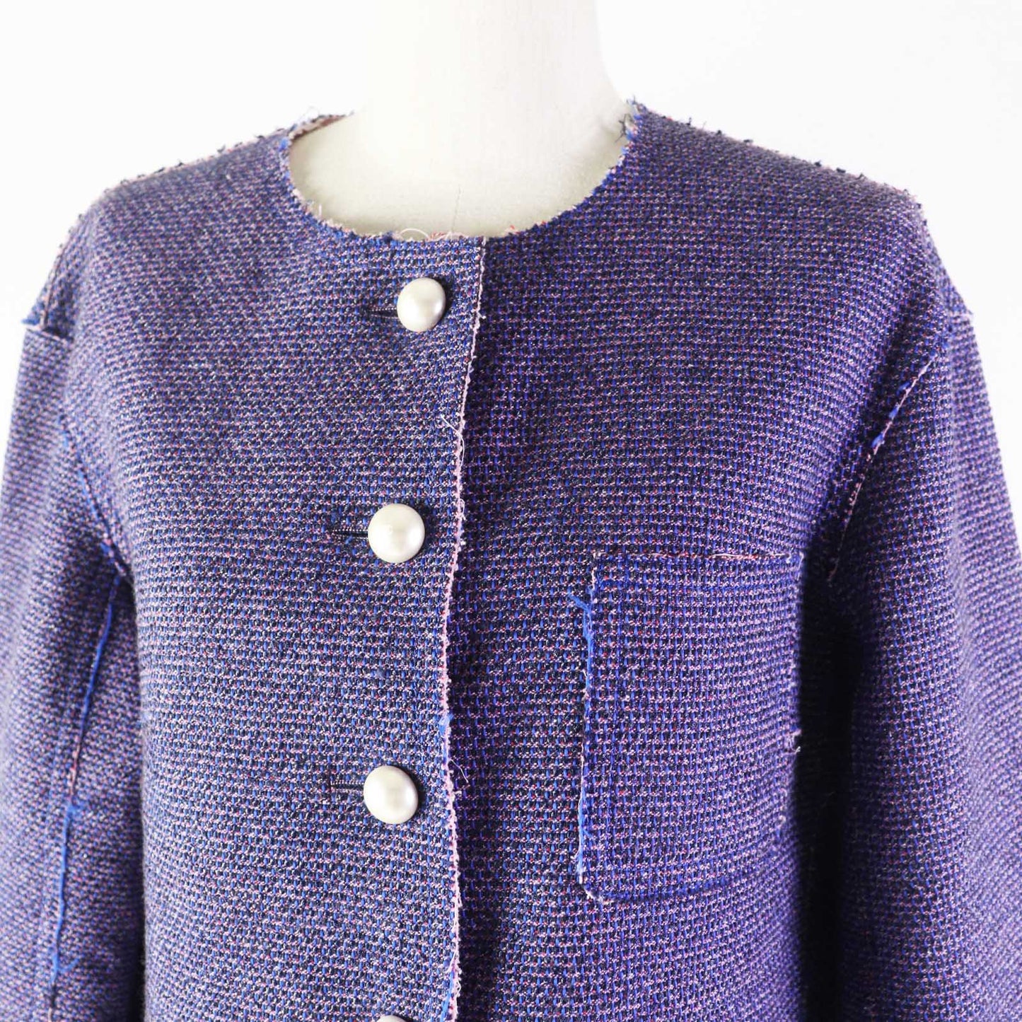 Chanel Tweed Metallic Jacket