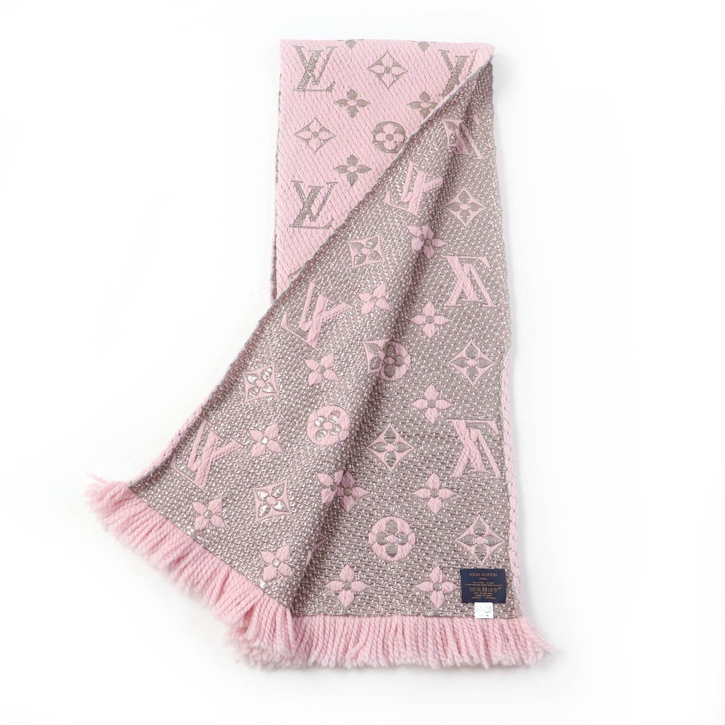 Louis Vuitton Scarf M70466 go Mania Shine Wool Logo 2
