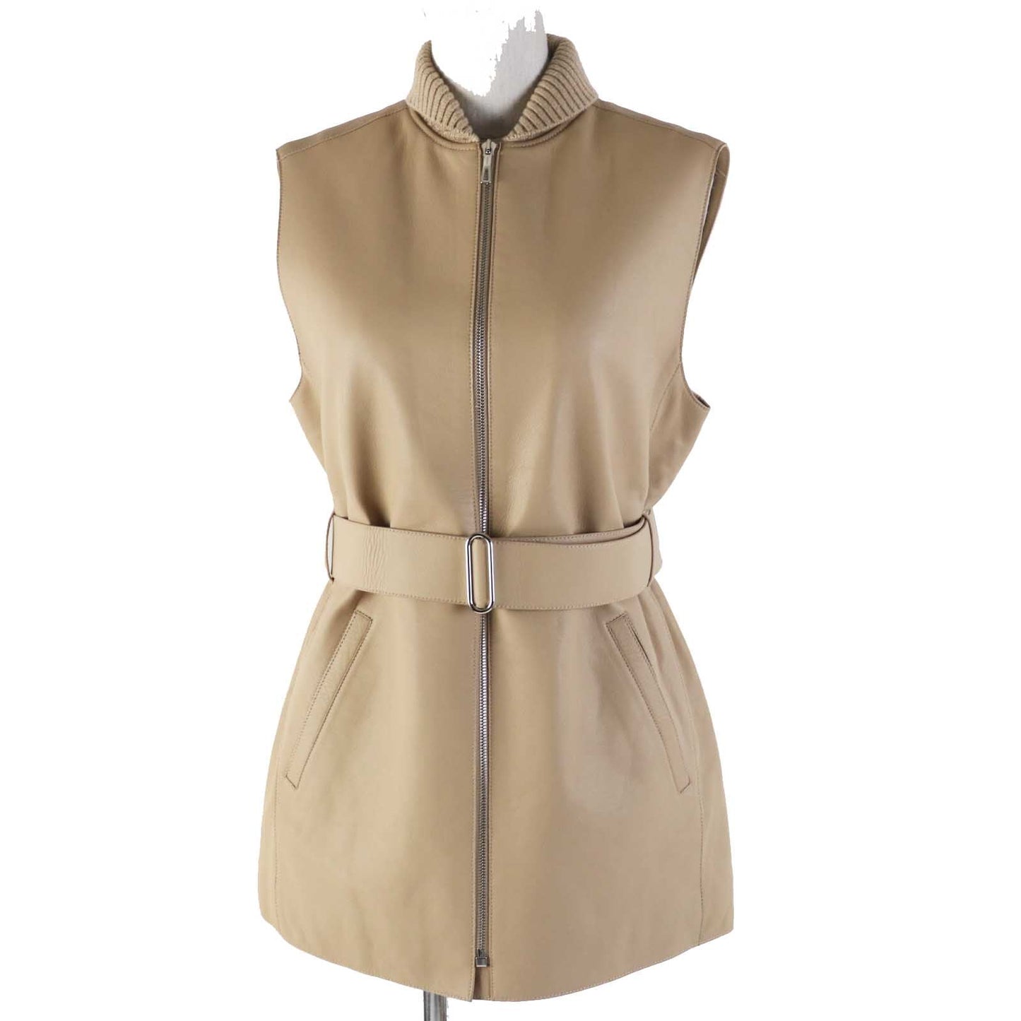 Vest Main: Goatskin Part: Cashmere , Cotton Beige Travel Bag