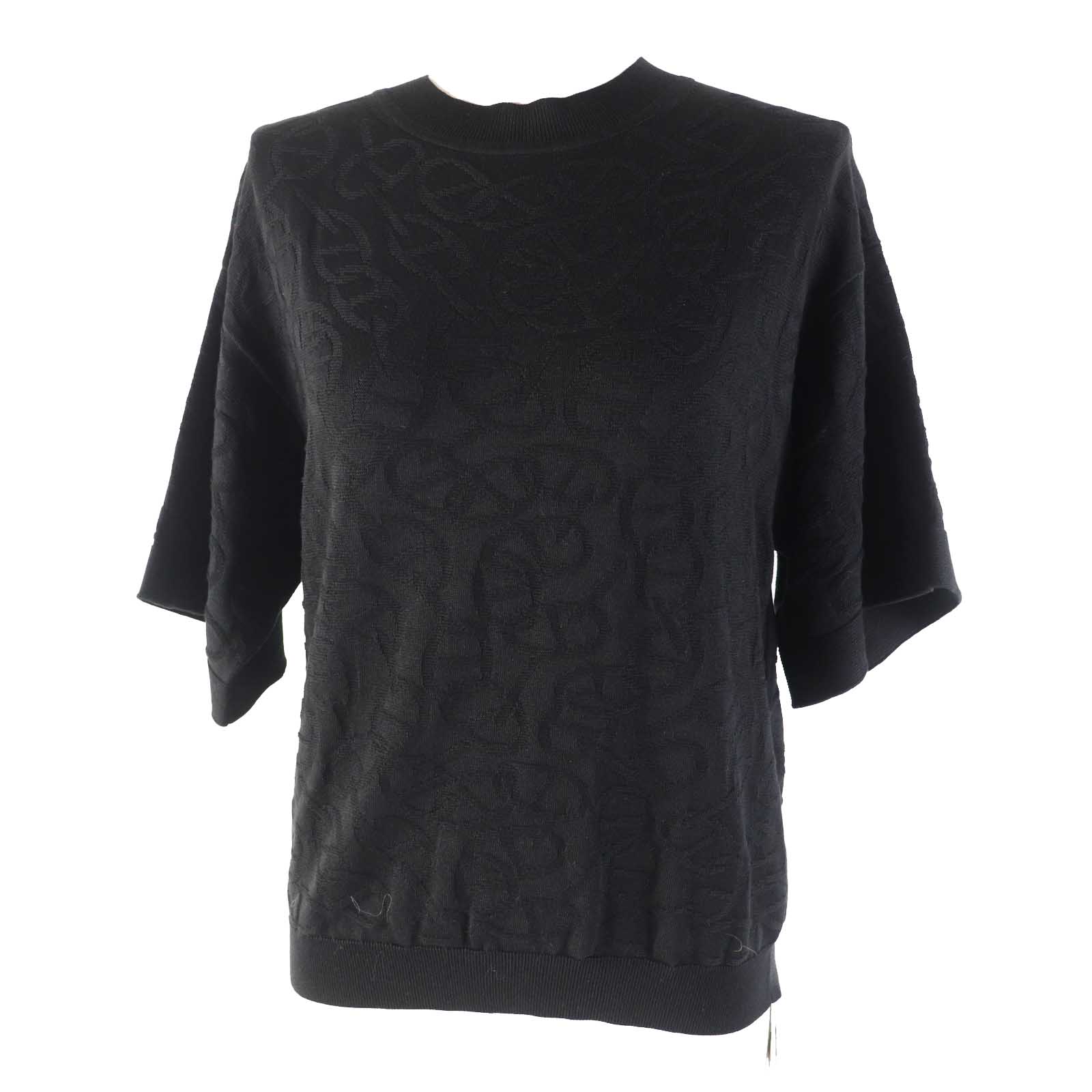 Short Sleeve Knit Outer Material: Silk, Outer Nylon Black Travel Bag