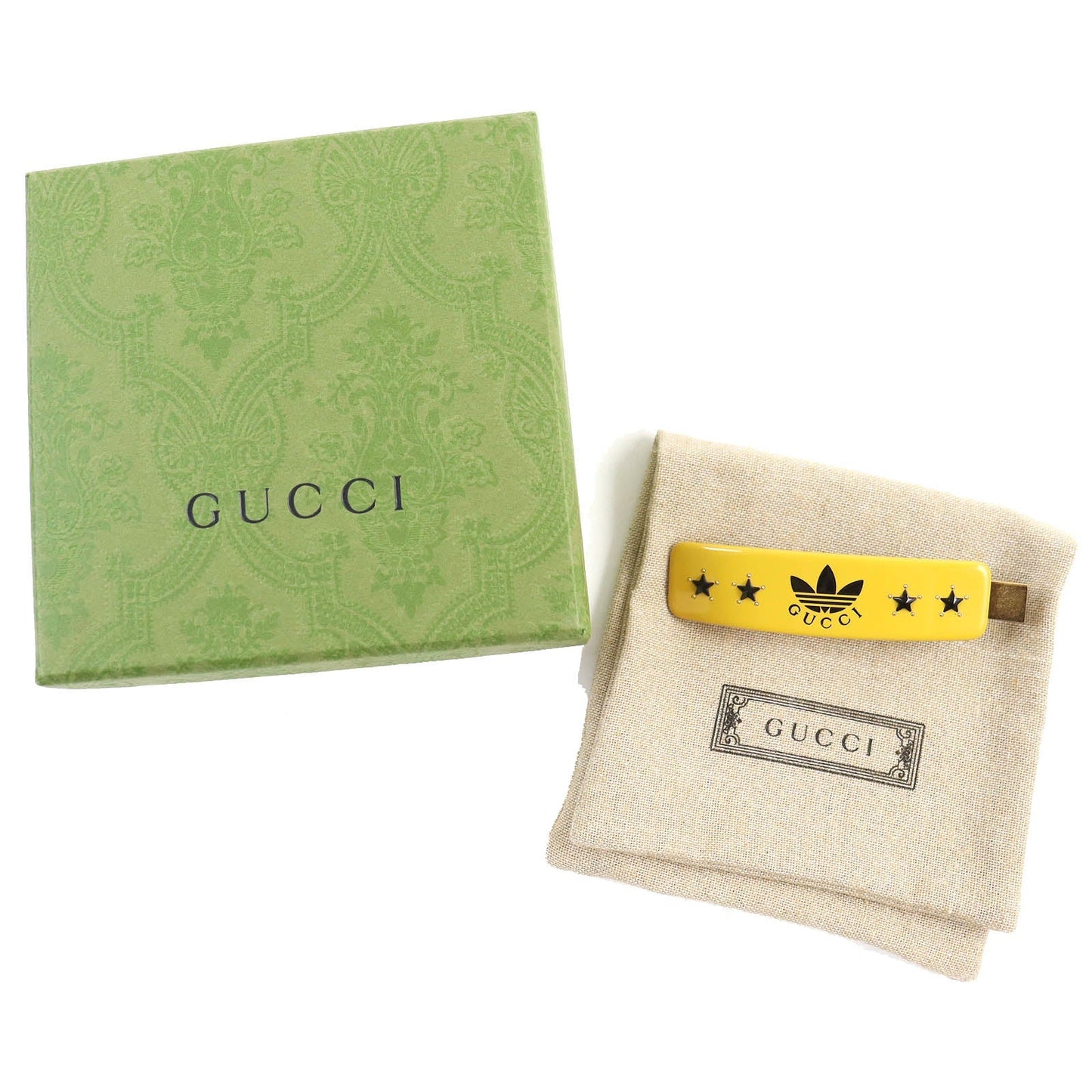 Gucci hair accessory plastic Yellow Black Handbag
