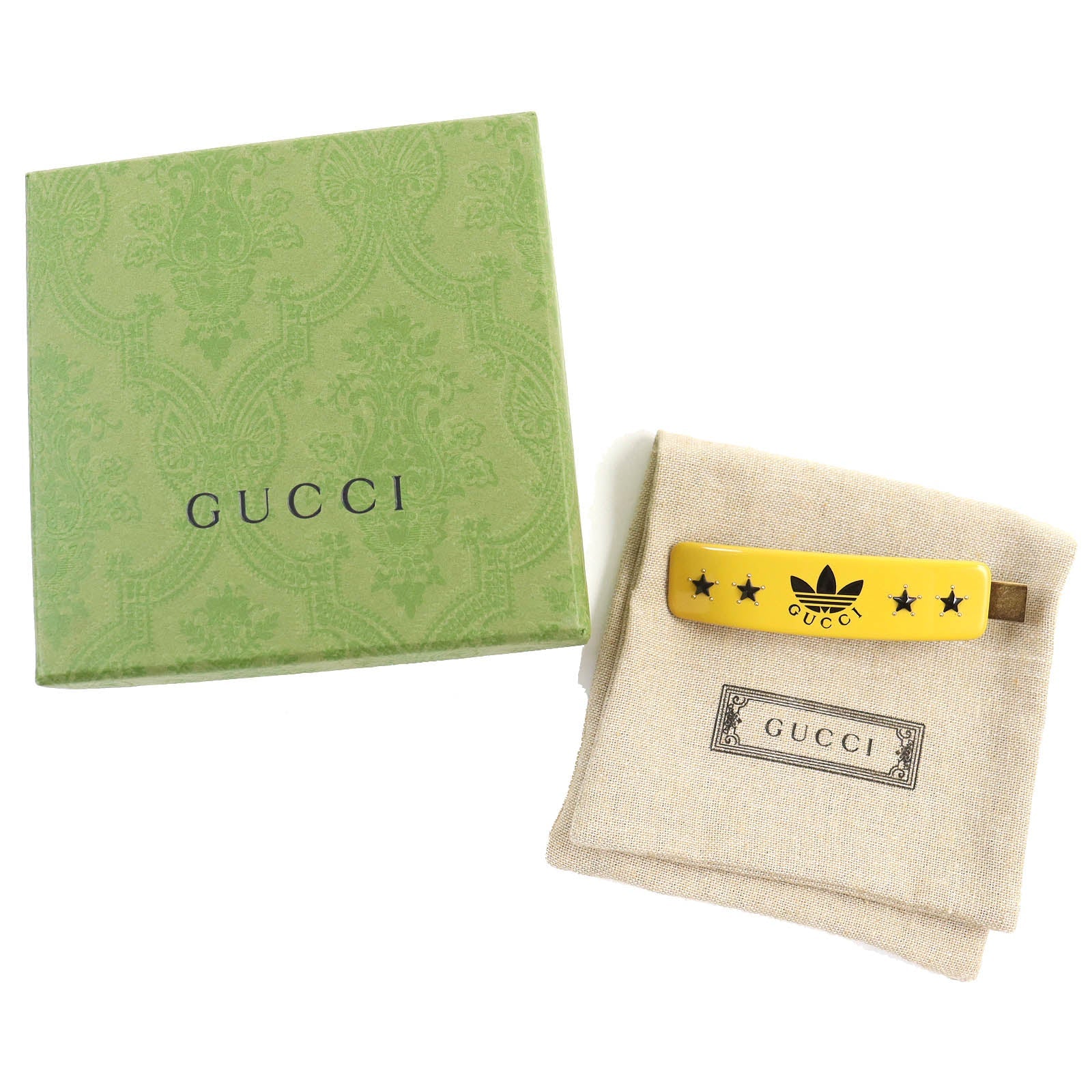 Gucci hair accessory plastic Yellow Black Handbag