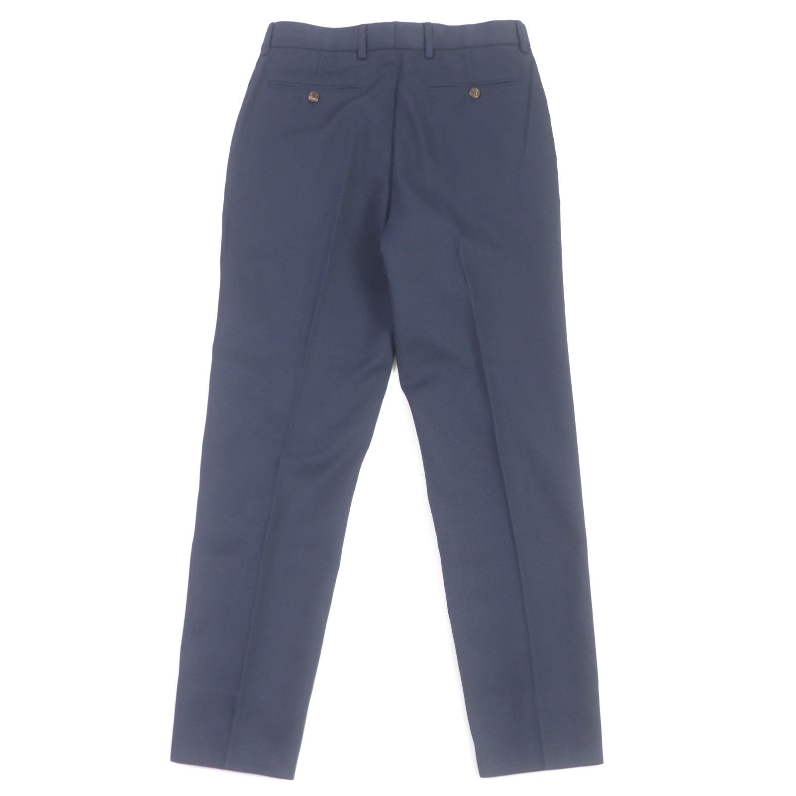 Gucci slacks Part 46 acrylic 46 Wool Cotton Navy Handbag
