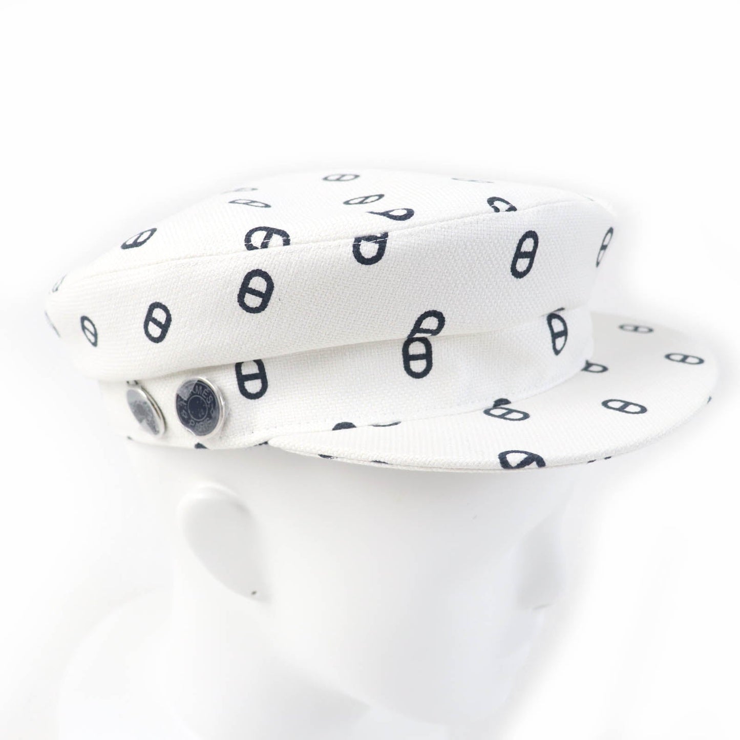 Casquette Main: Cotton, Main: Polyurethane, Lining: Cotton, White Travel Bag