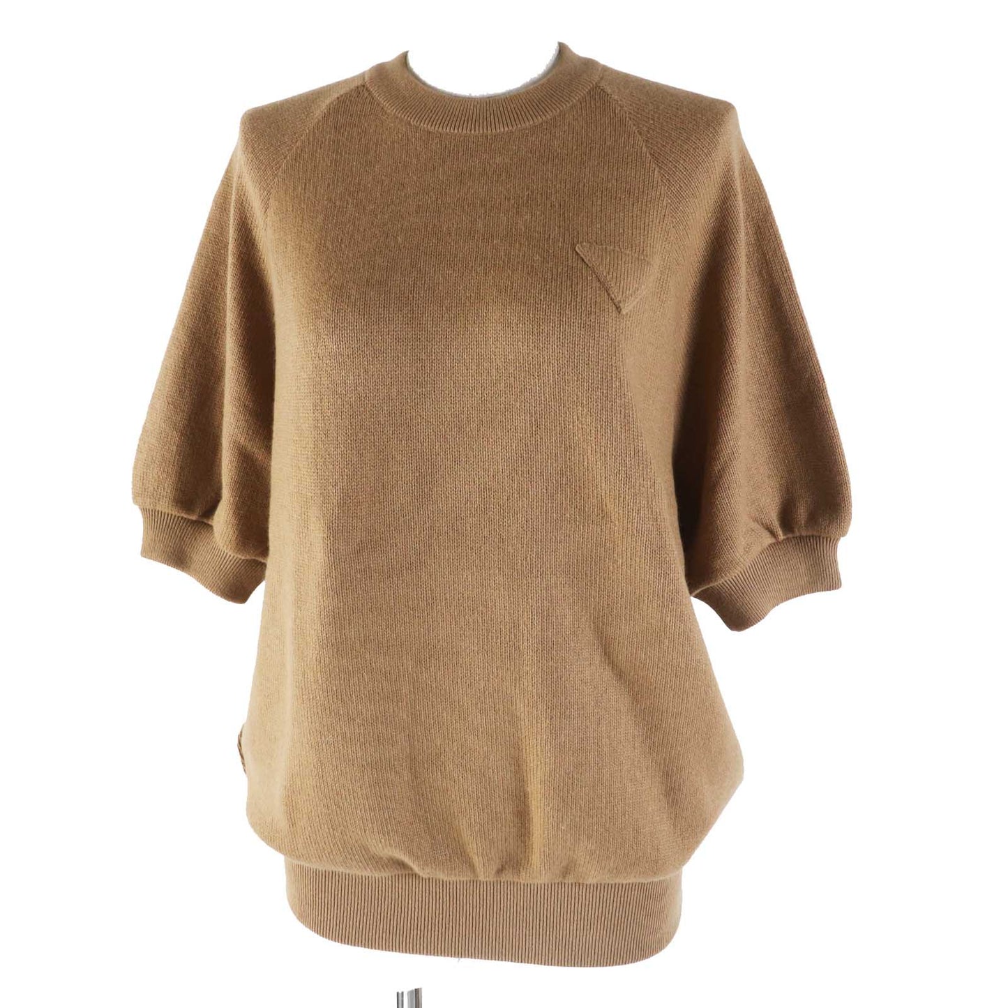 Short Sleeve Knit Main: % Cashmere Women Brown Travel Bag