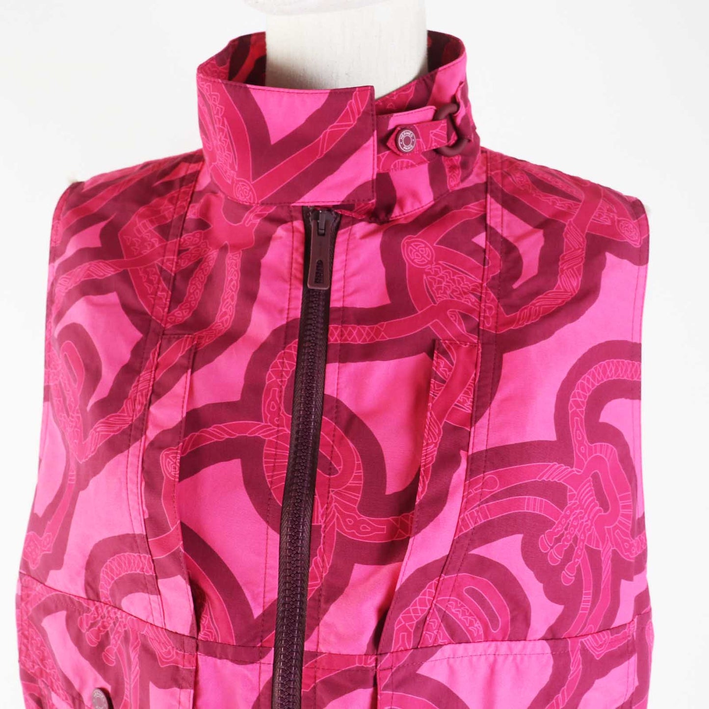 Vest Main: Bordeaux Fantaisie D'Etriers Stirrup Fantasy Nylon Pink Travel Bag