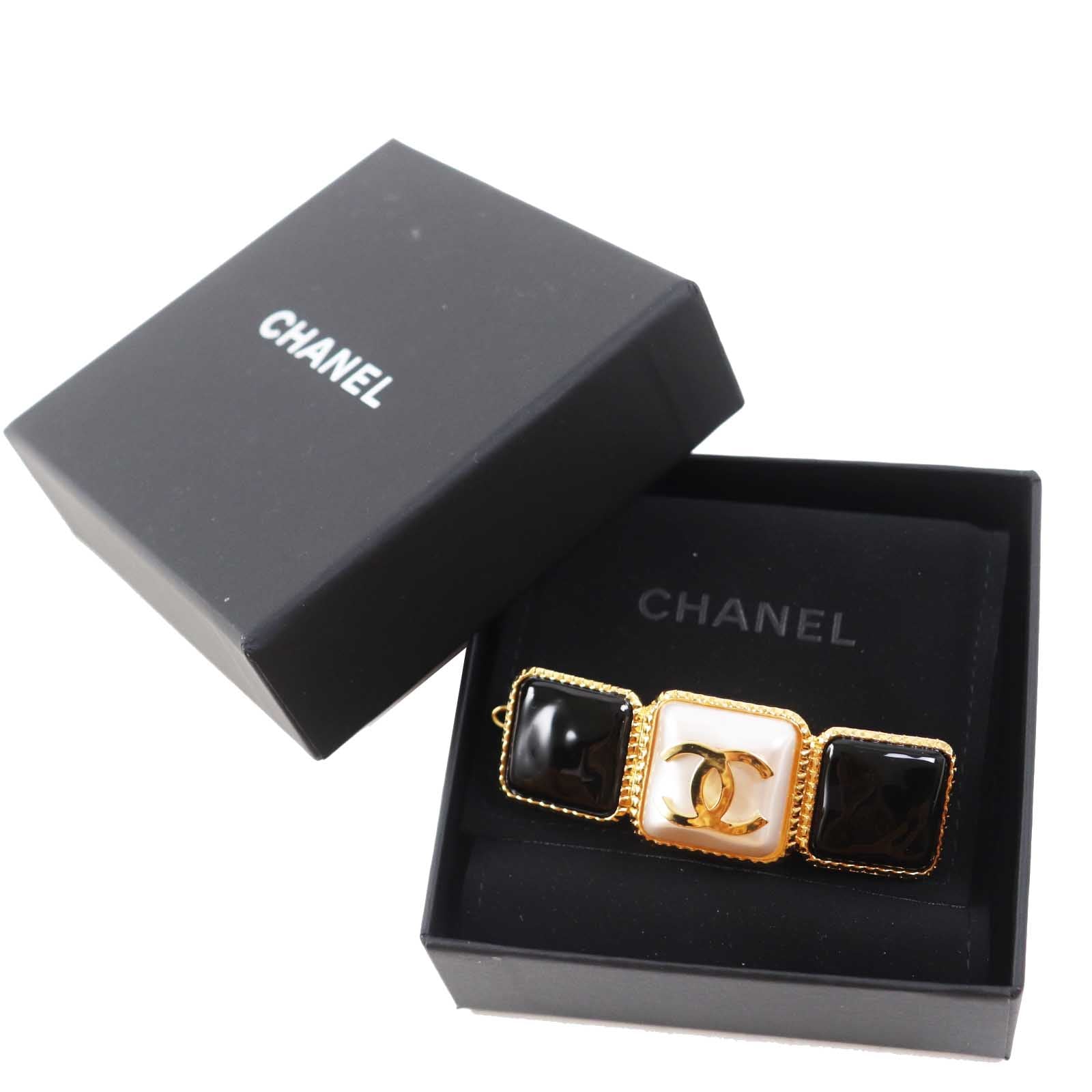 Chanel Valletta B20K Plastic Black Gold Handbag