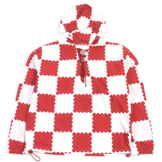 Louis Vuitton Blouson Nylon White Red Handbag
