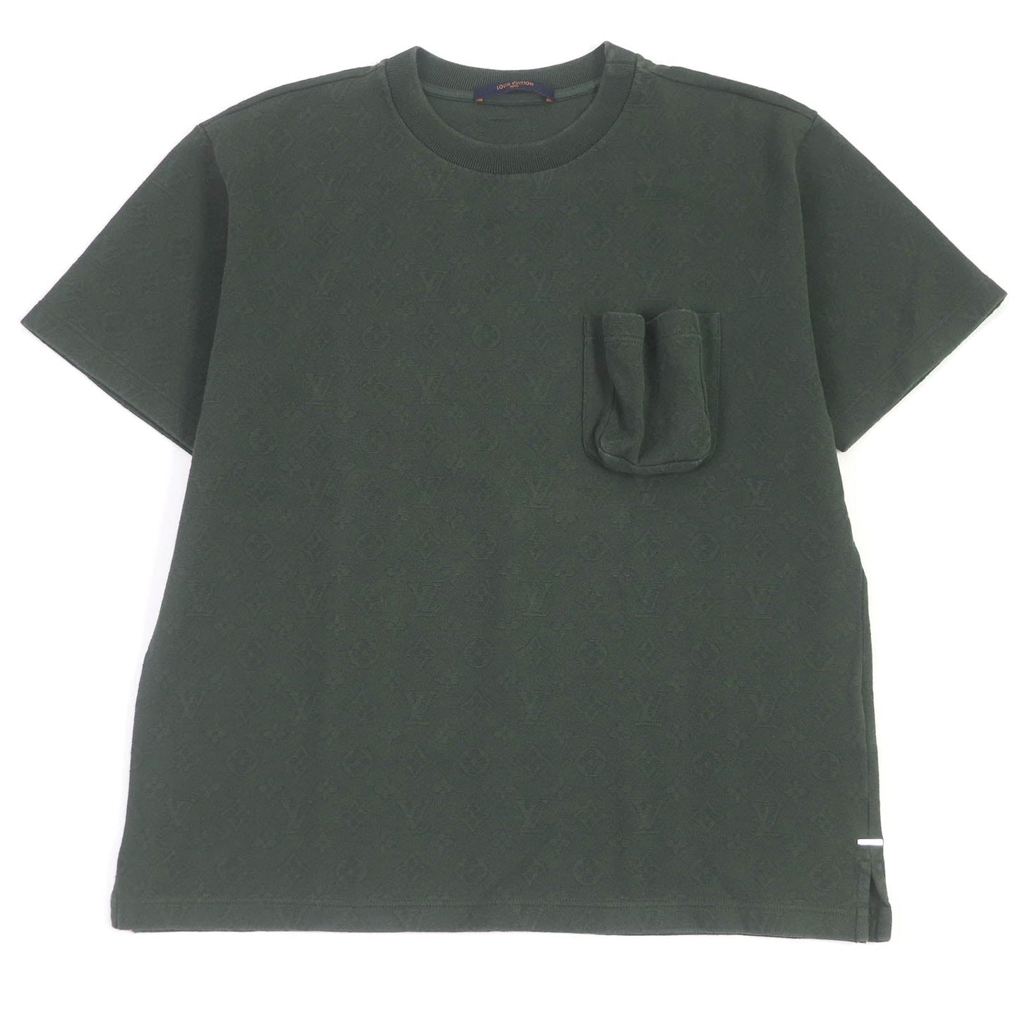 Louis Vuitton Short sleeve T-shirt HIY49W Cotton Green Apparel
