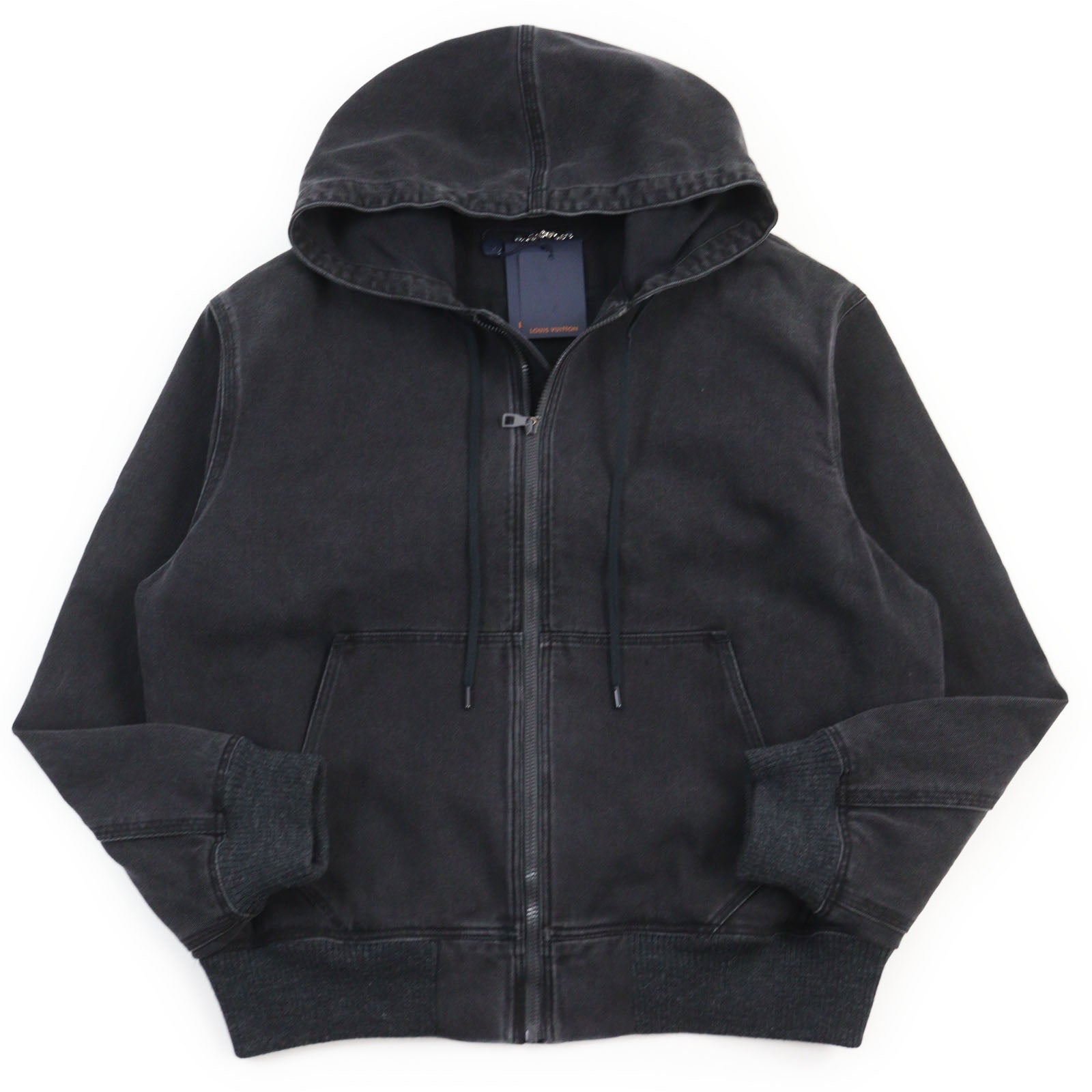 Louis Vuitton Jacket 1A5PAV Part 100 Filling Wool Cotton Black Apparel