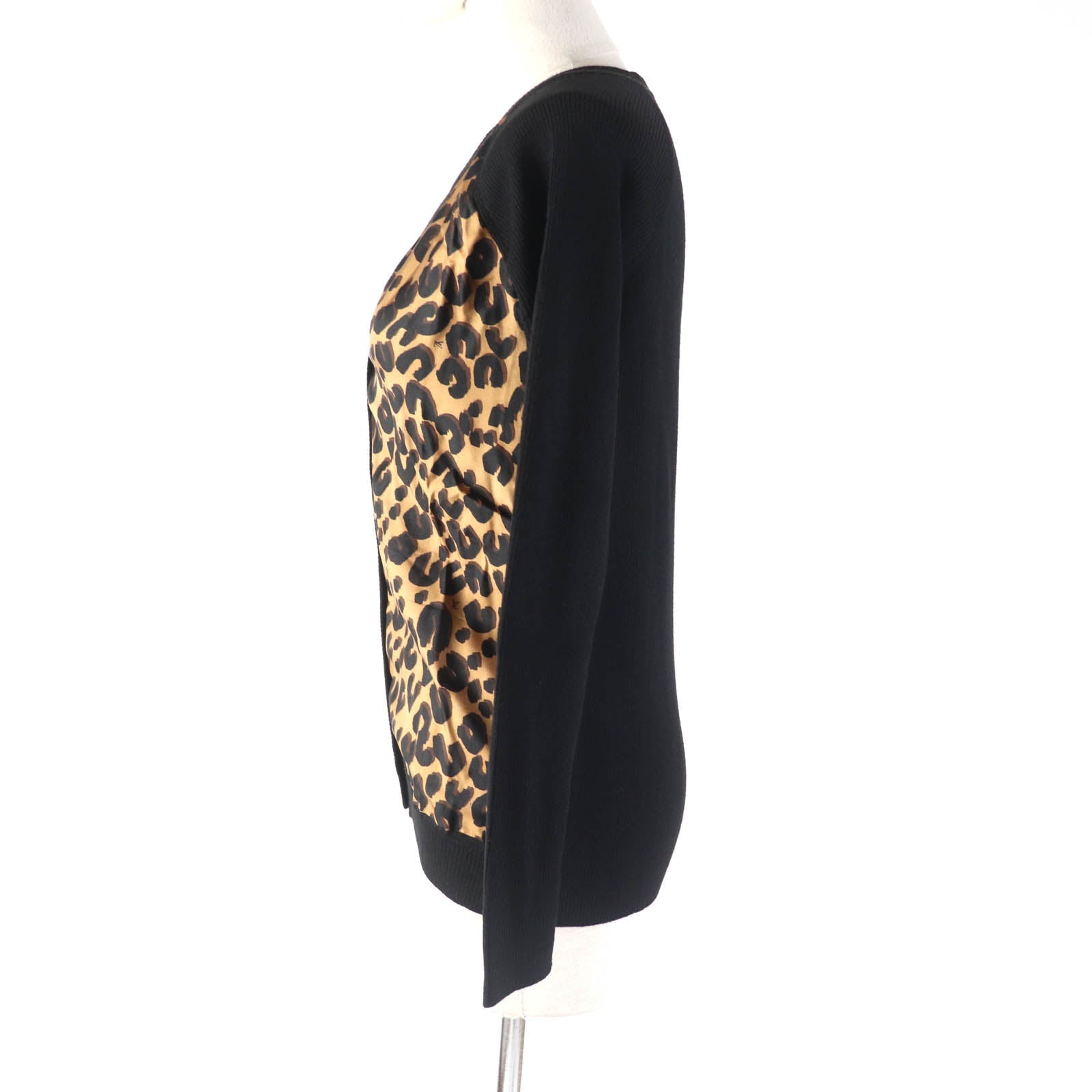 Louis Vuitton cardigan Wool Black Brown Handbag