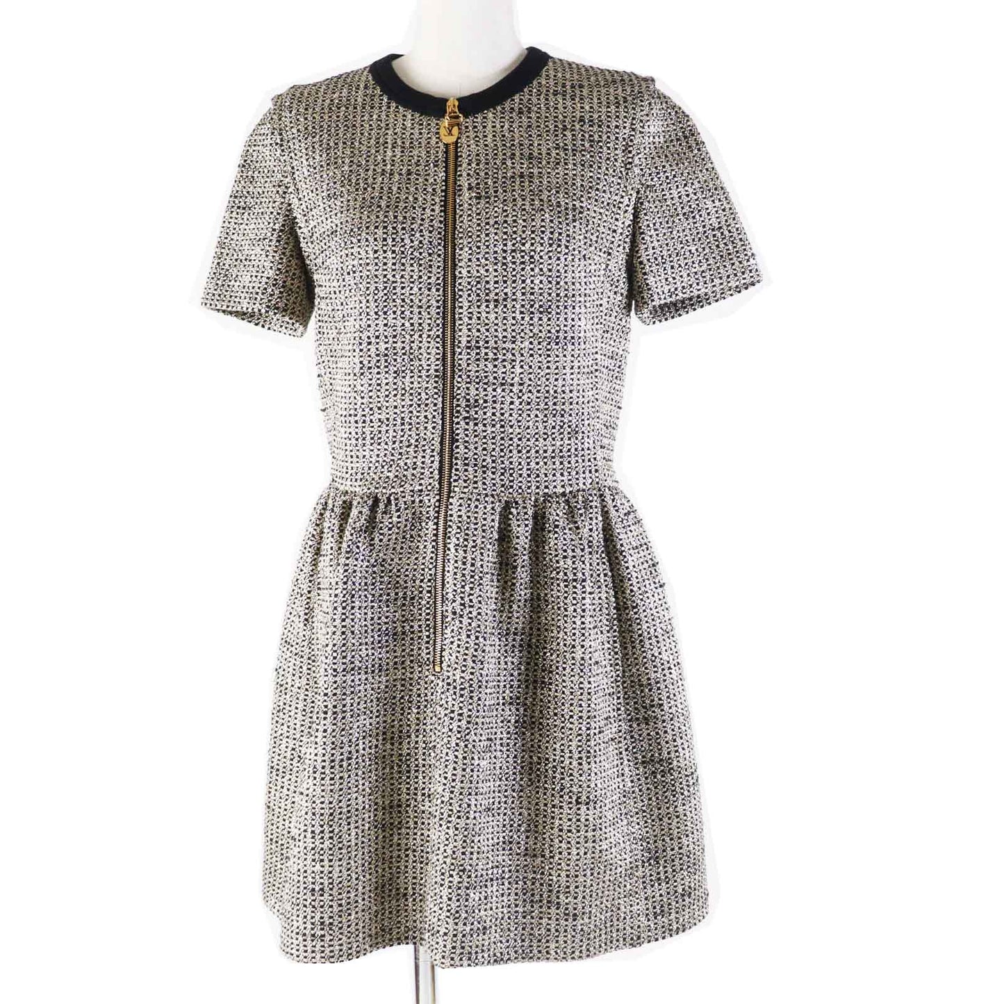 Louis Vuitton one piece 1AAYVW 26 rayon Nylon Cotton Black Gold Apparel