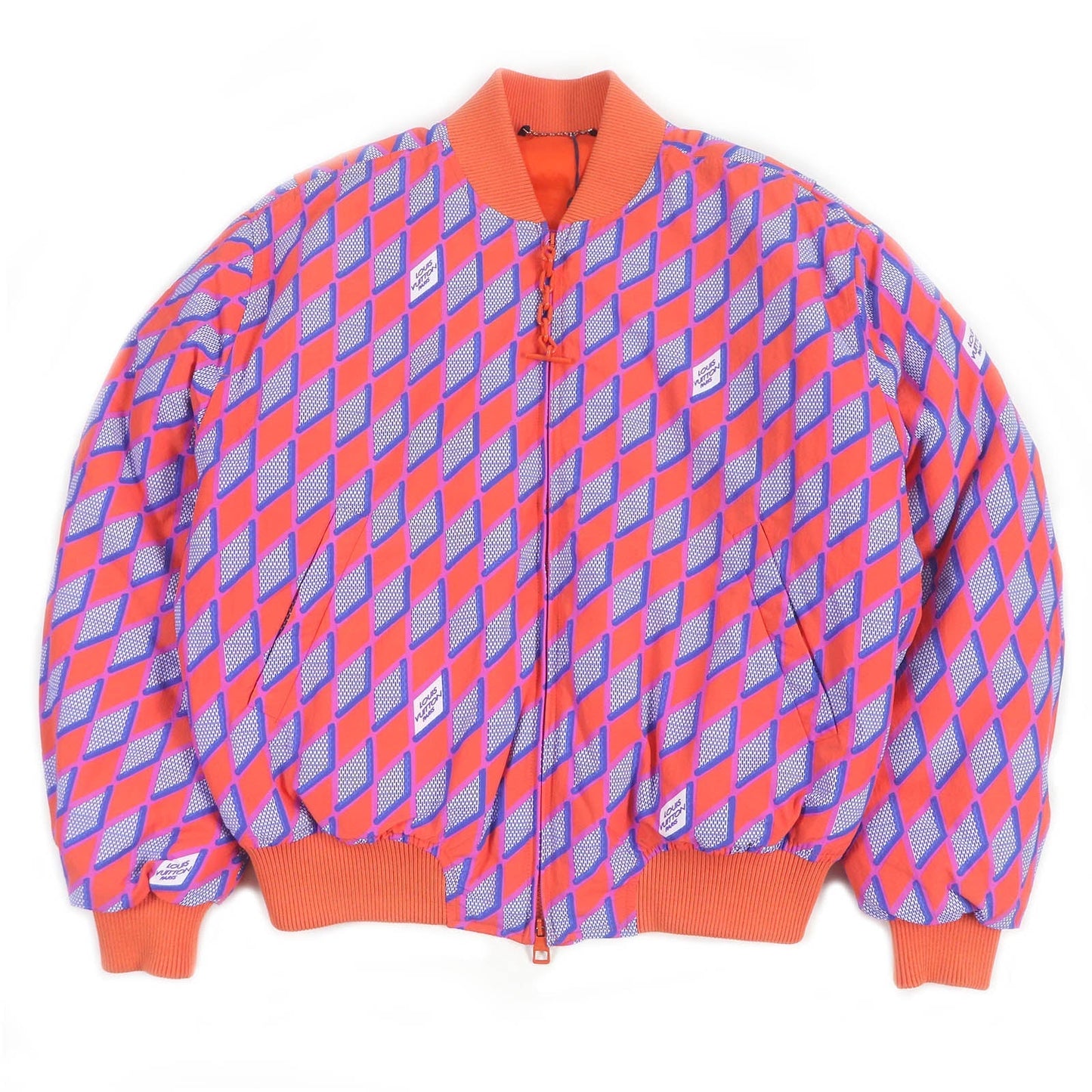 Louis Vuitton Bomber jacket HNB73E Part 89 Nylon Cotton Orange Apparel