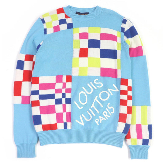 Louis Vuitton knit 1A8P48 Wool Blue Apparel