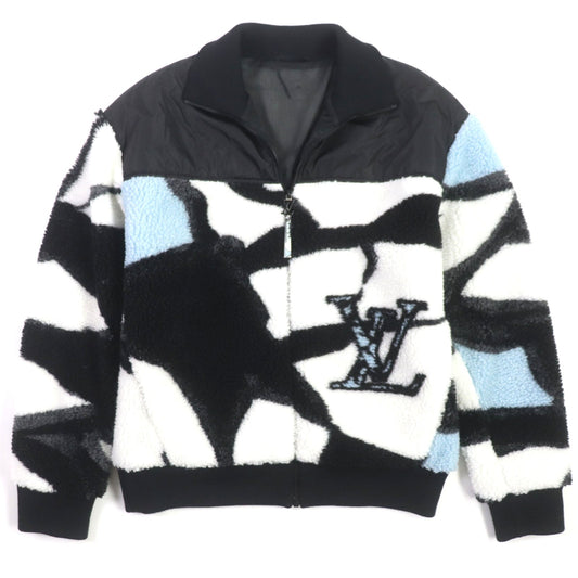 Louis Vuitton jacket HQY18W Part 100 light Nylon Black White Blue Apparel