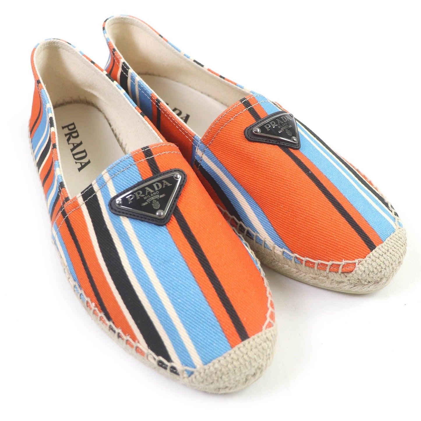 Slip On Main: , Part: Jute Orange Canvas Travel Bag