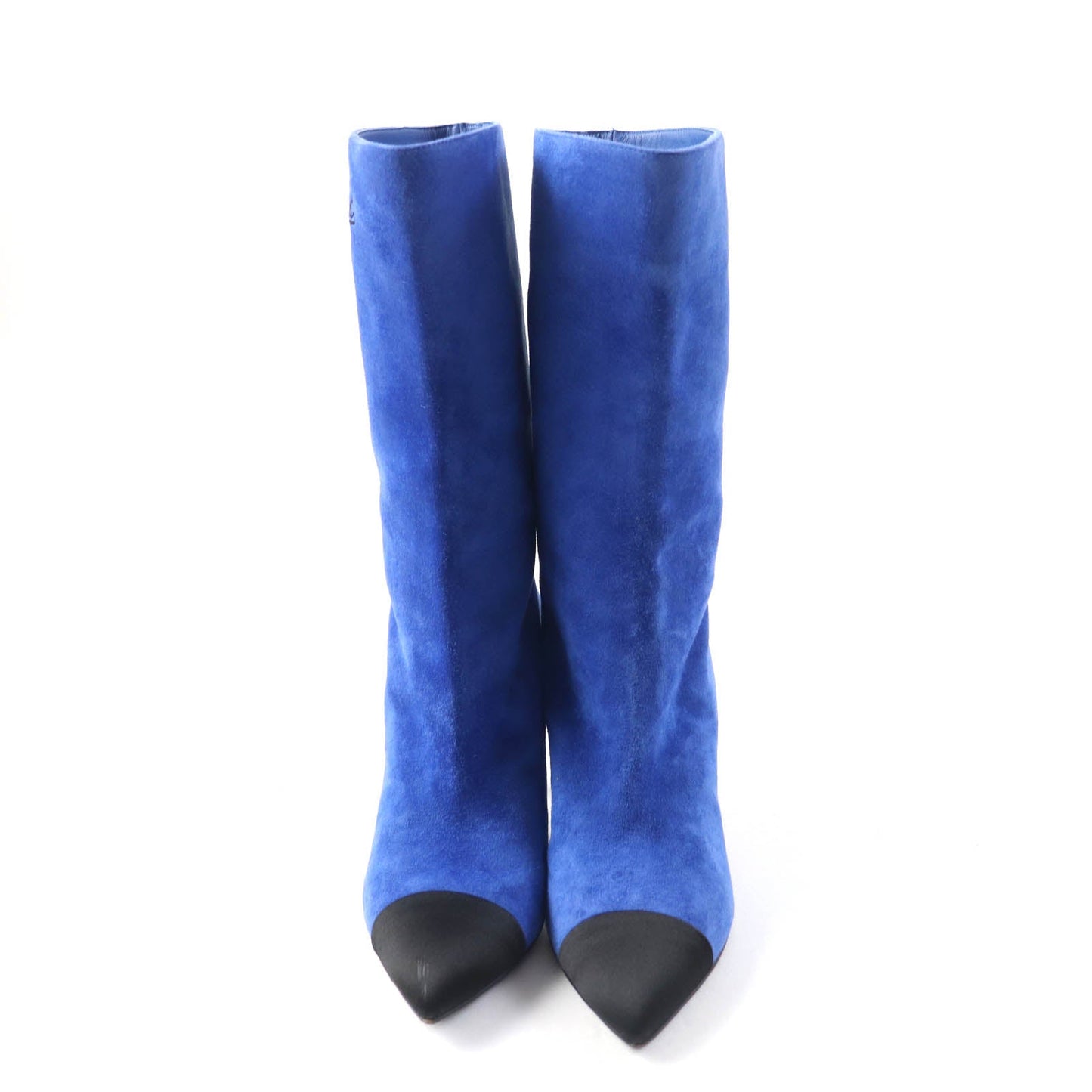 Chanel Gabrielle Coco Satin Suede Short Boots