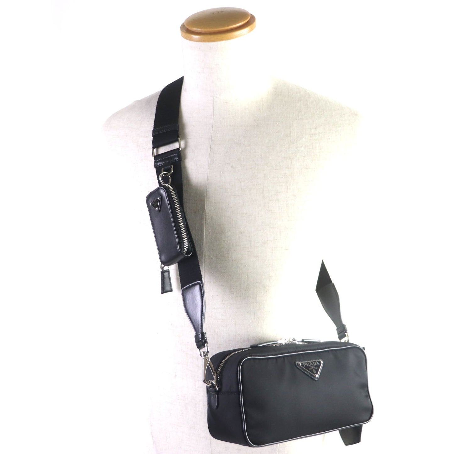 Shoulder Bag Main: , Part: Mens Leather Nylon