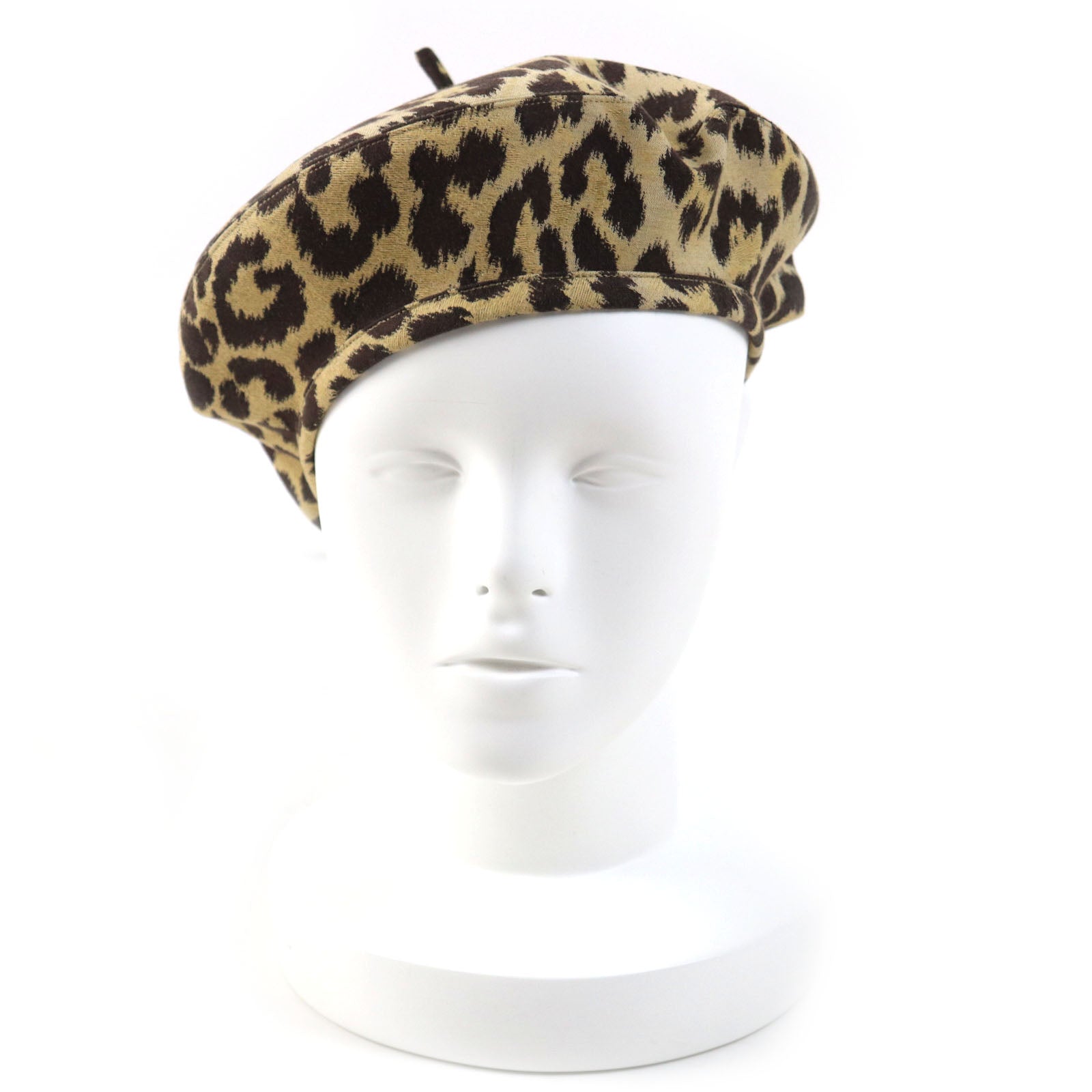 Dior Christian Beret Outer: % Polyester, Outer: % Brown Beige Travel Bag