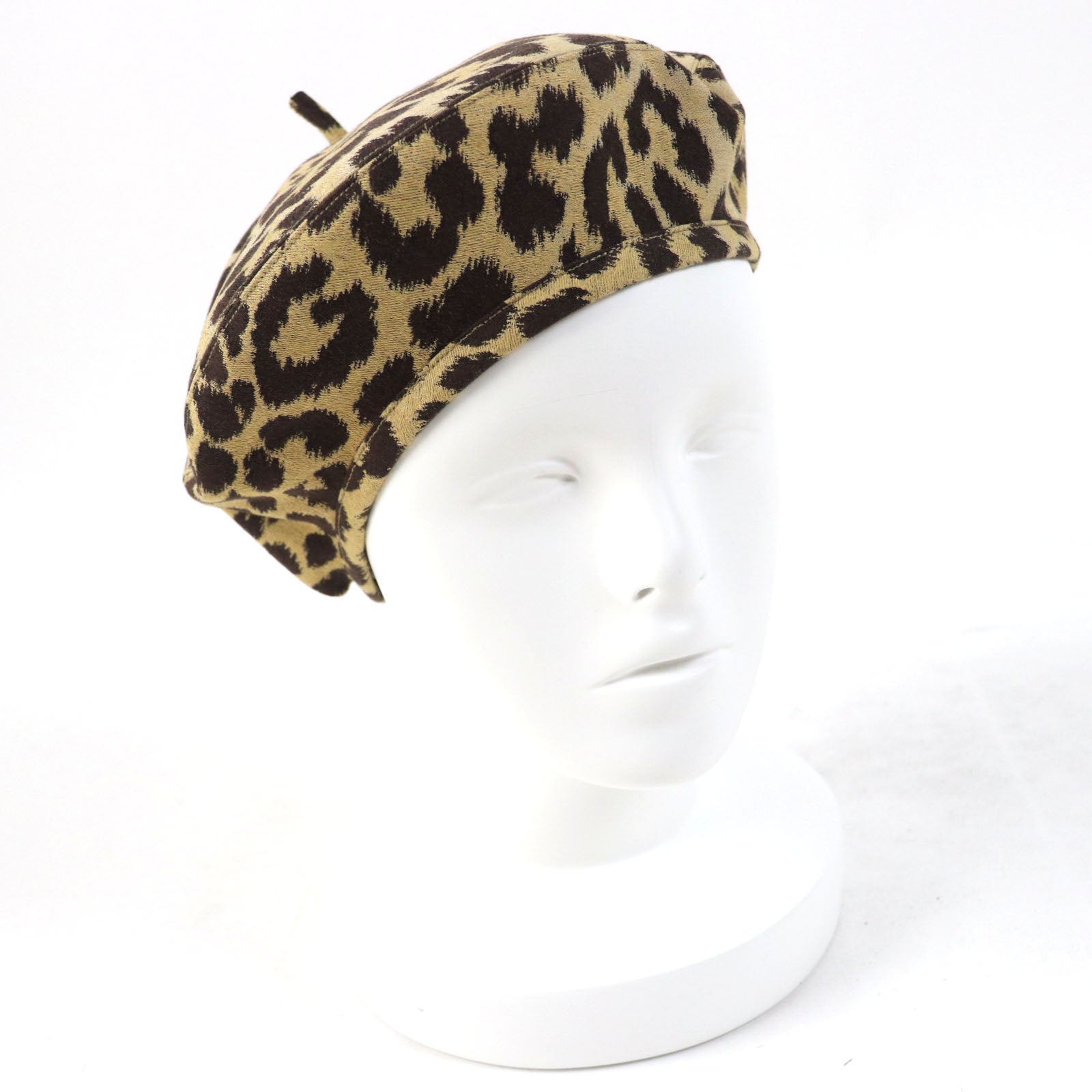 Dior Christian Beret Outer: % Polyester, Outer: % Brown Beige Travel Bag