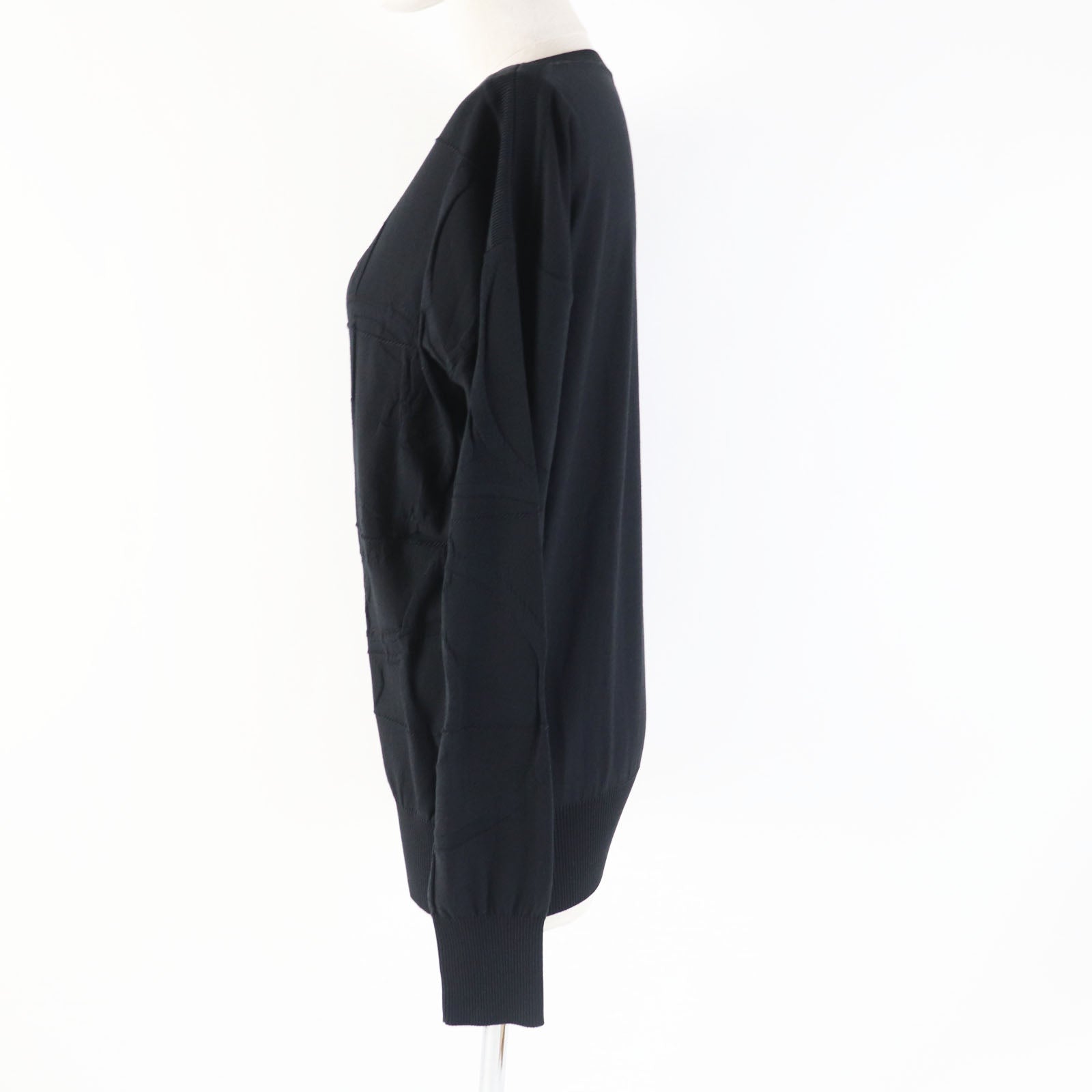 Knit Main: Silk, Main: Cotton, Main: , Nylon Black Travel Bag