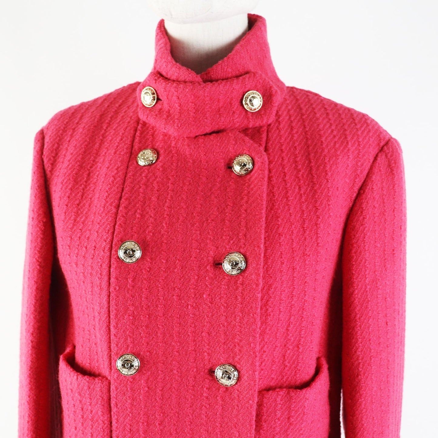 Chanel Jacket wool pink 34
