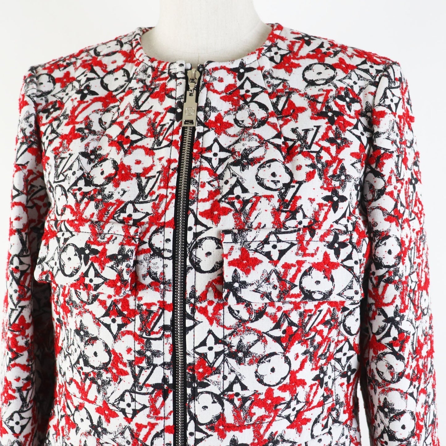 Louis Vuitton coat Nylon Cotton Black White Apparel