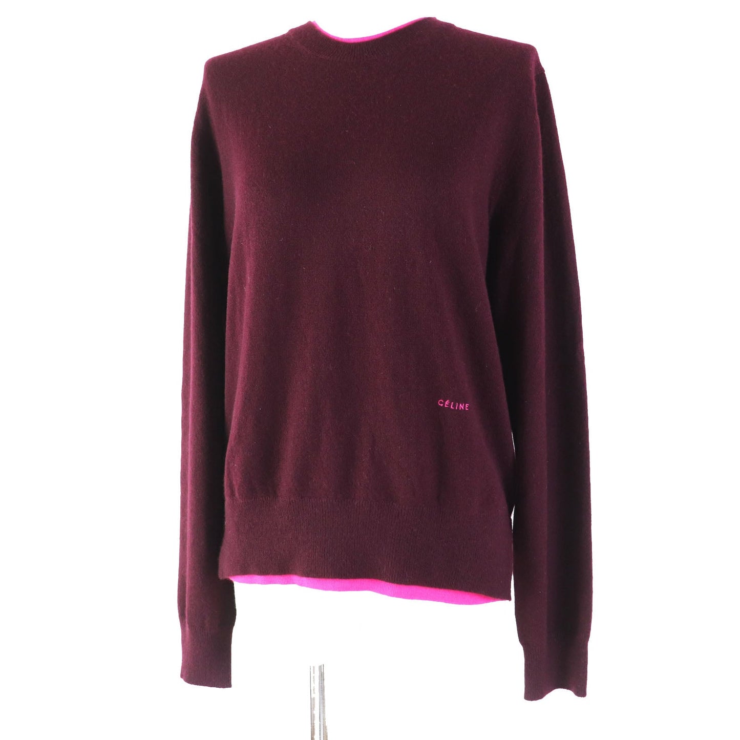 Knit Main: Cashmere, Main: Wool Bordeaux Phoebe Pink Travel Bag