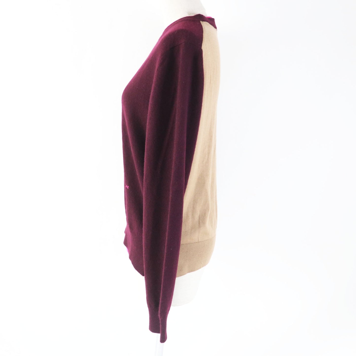 Knit Main: Cashmere, Main: Wool Bordeaux Phoebe Pink Travel Bag