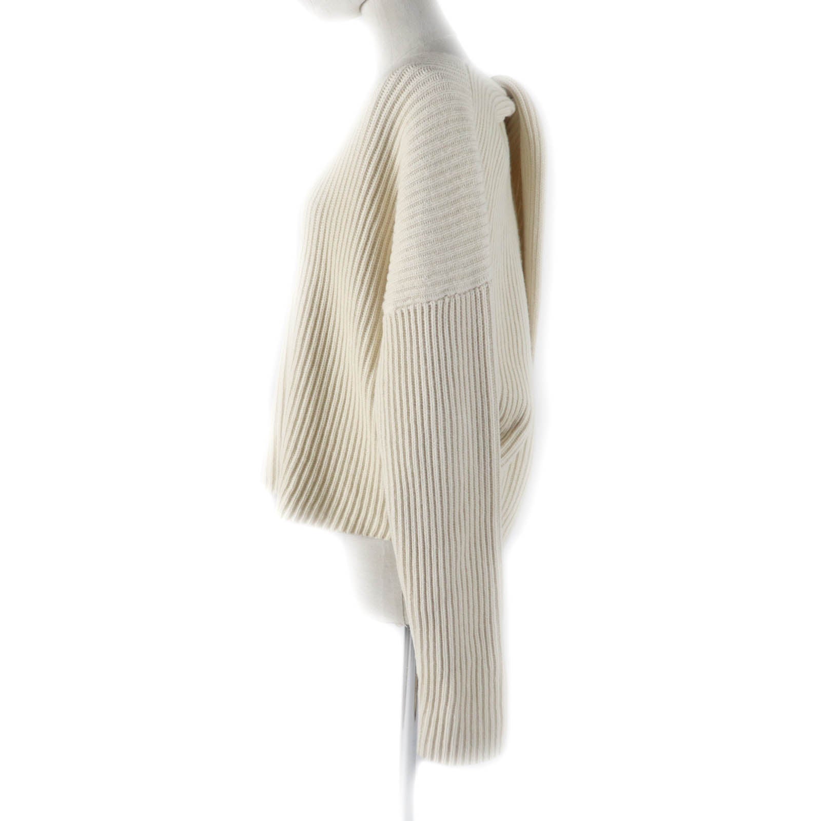 Knit Bx Main: Wool, Main: Cashmere Off White Travel Bag