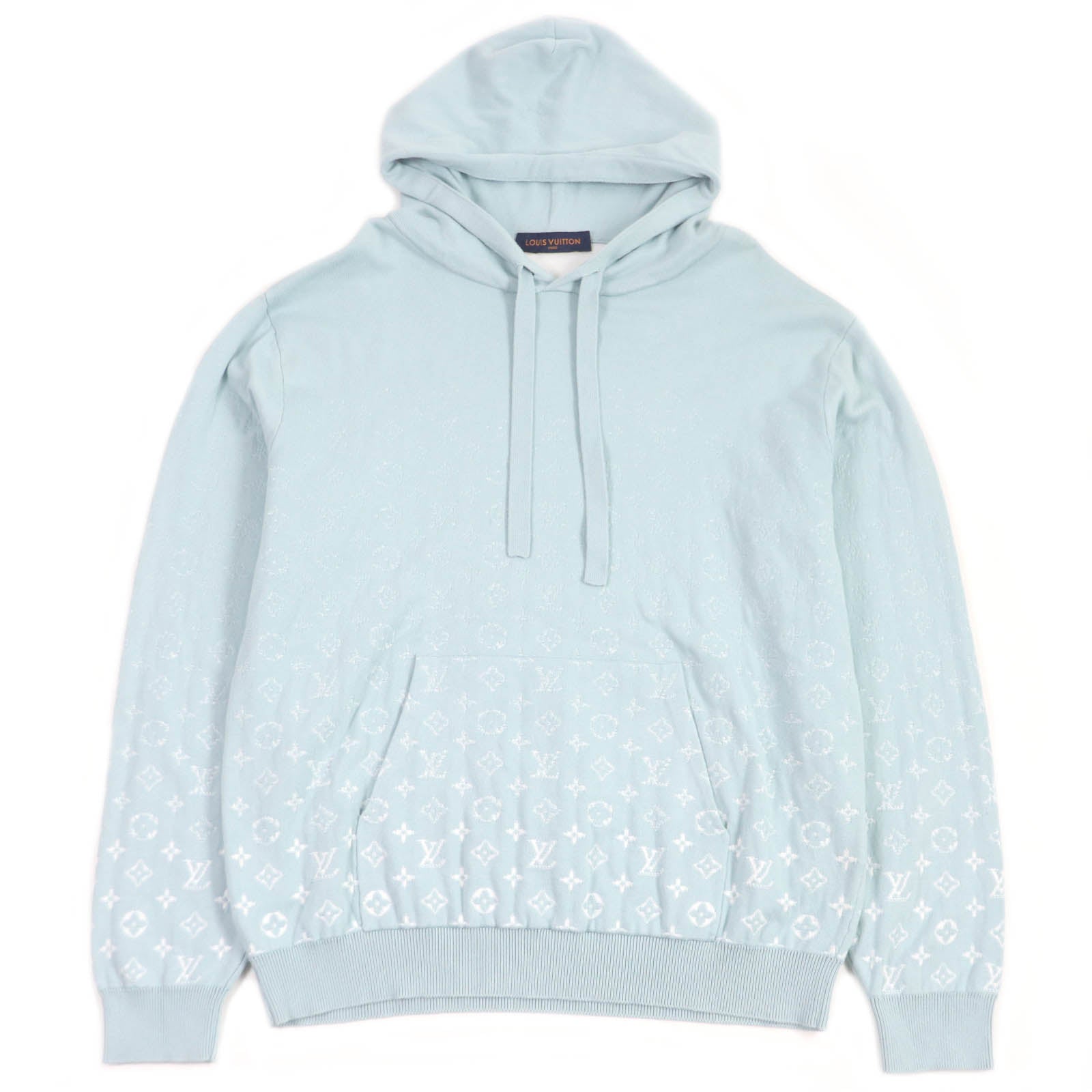 Louis Vuitton Hoodie Cotton Blue Apparel 2
