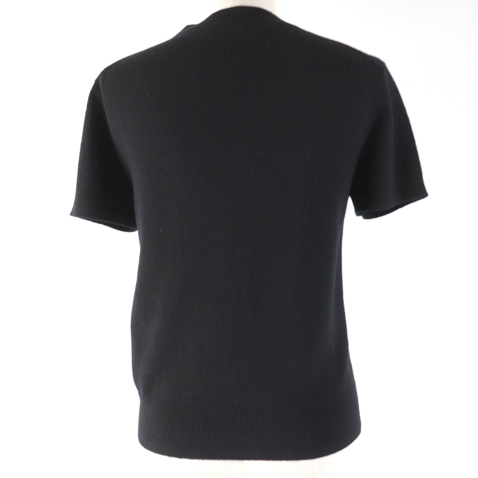 Short Sleeve Knit Main: Cashmere Women Handbag Black Travel Bag