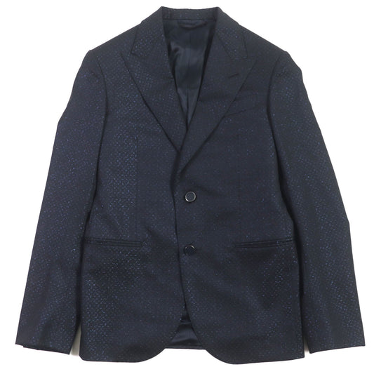 Louis Vuitton tailored jacket HOFJ4E Nylon Wool Cotton Navy Apparel