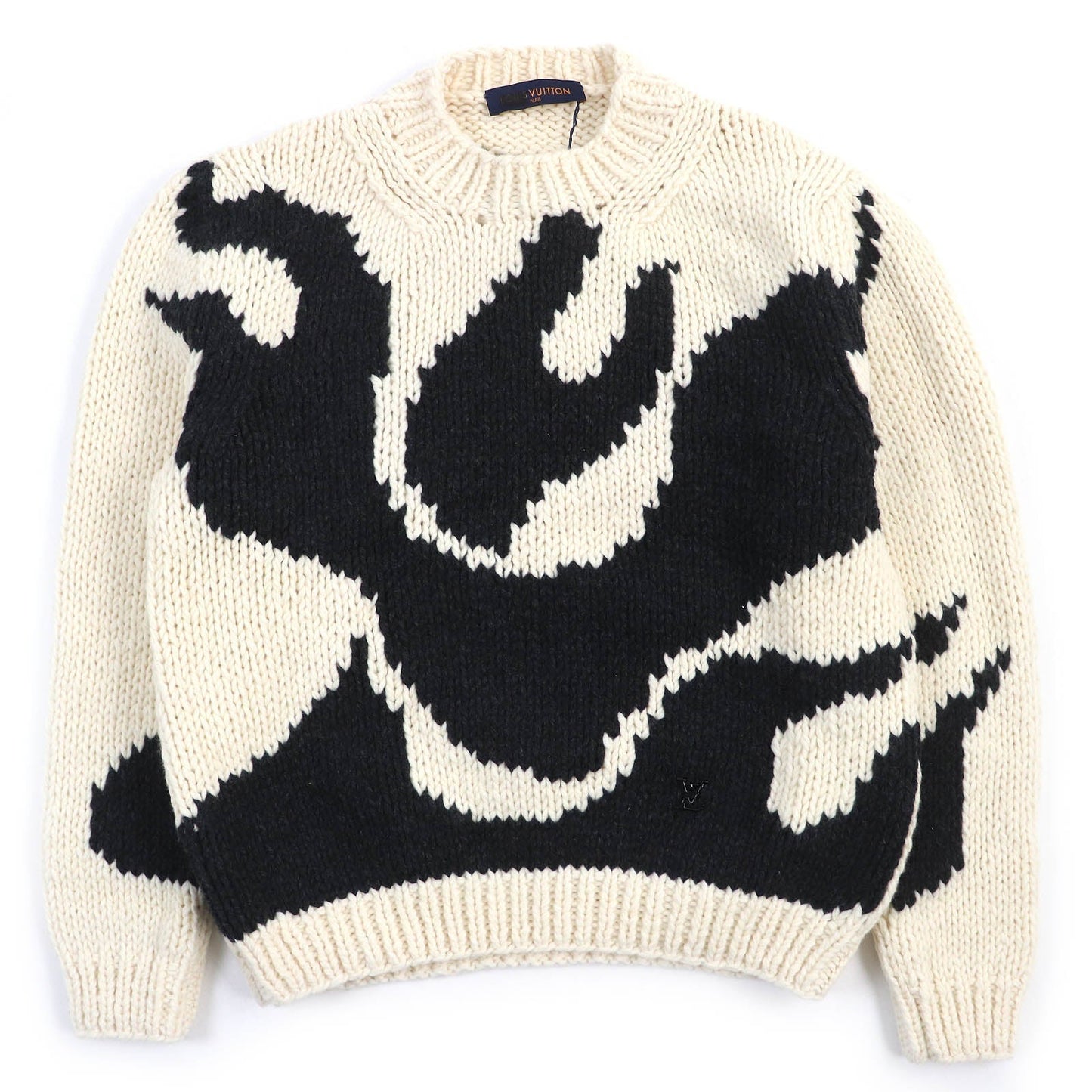 Louis Vuitton knit sia L Wool Black Apparel
